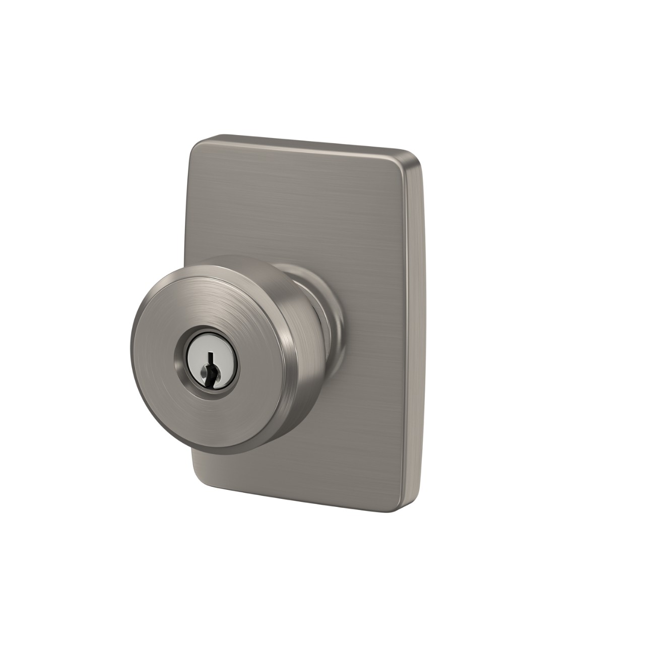 Swanson Knob Keyed Entry Lock with Greene Trim