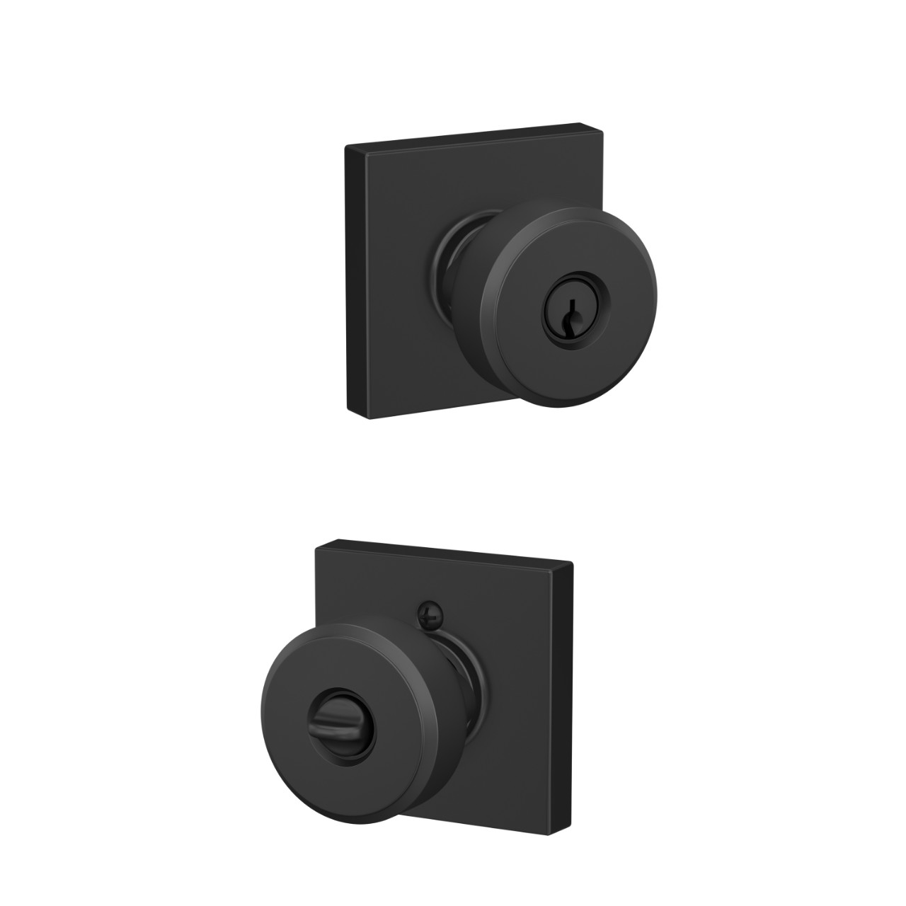 Swanson Knob Keyed Entry Lock with Collins Trim