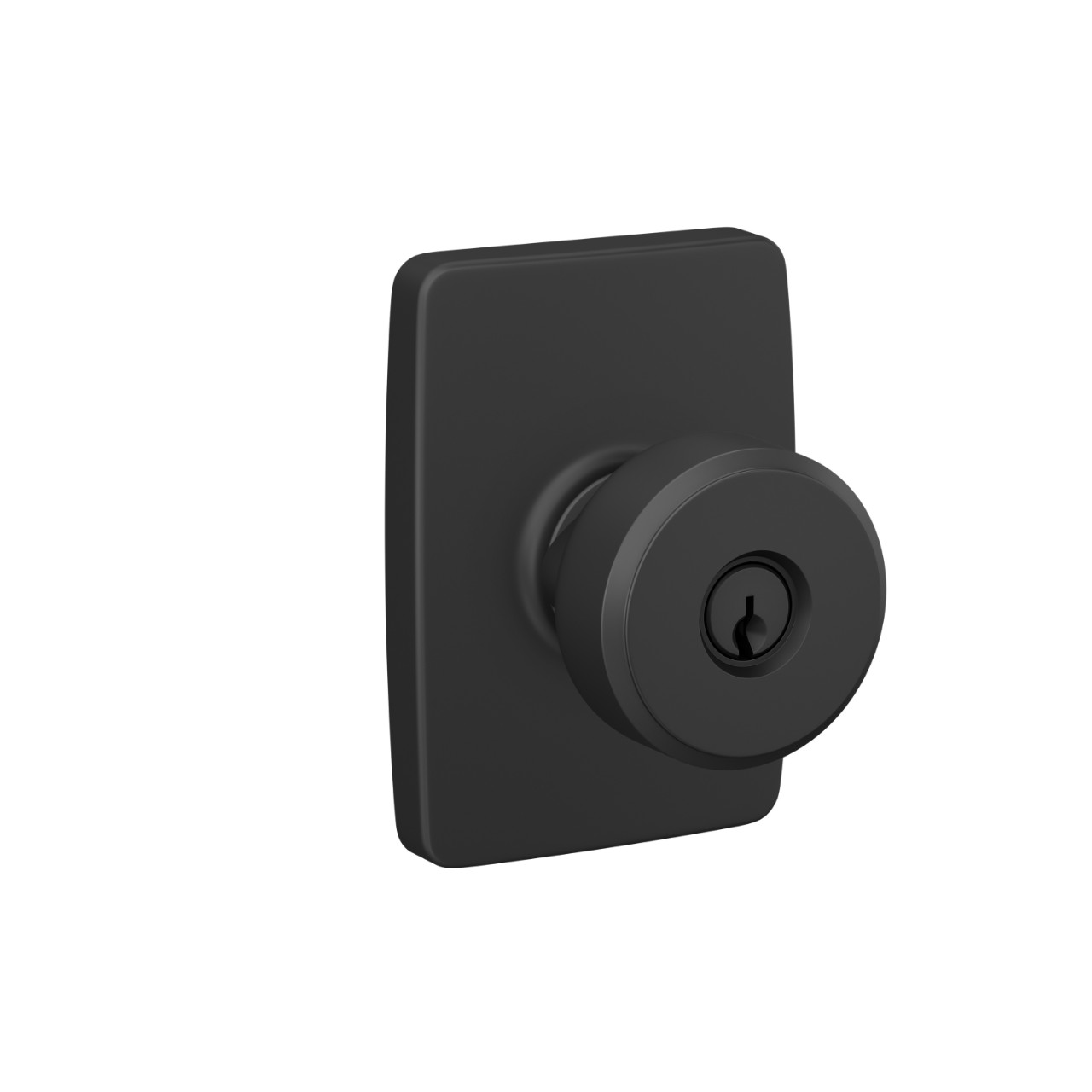 Swanson Knob Keyed Entry Lock with Greene Trim