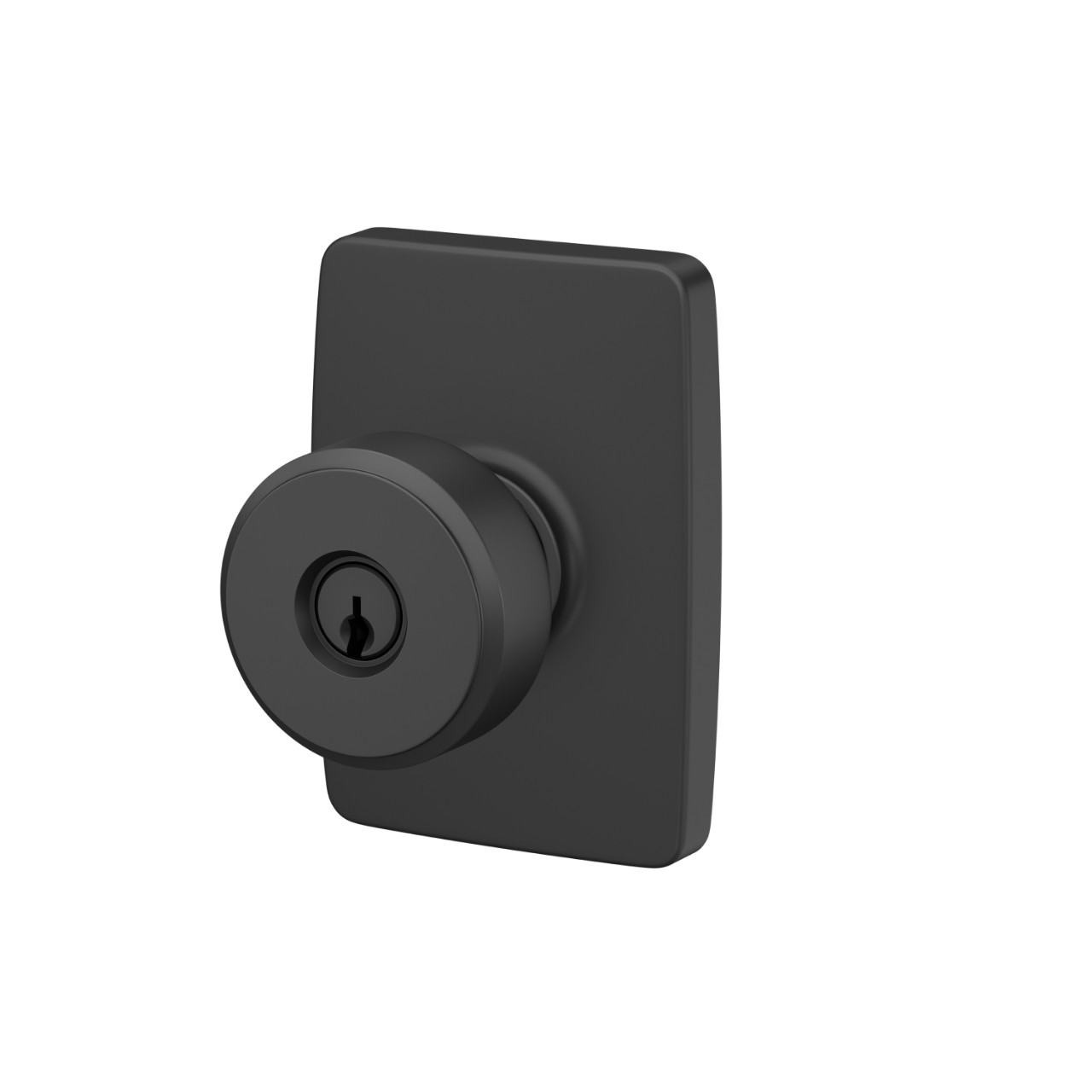 Swanson Knob Keyed Entry Lock with Greene Trim