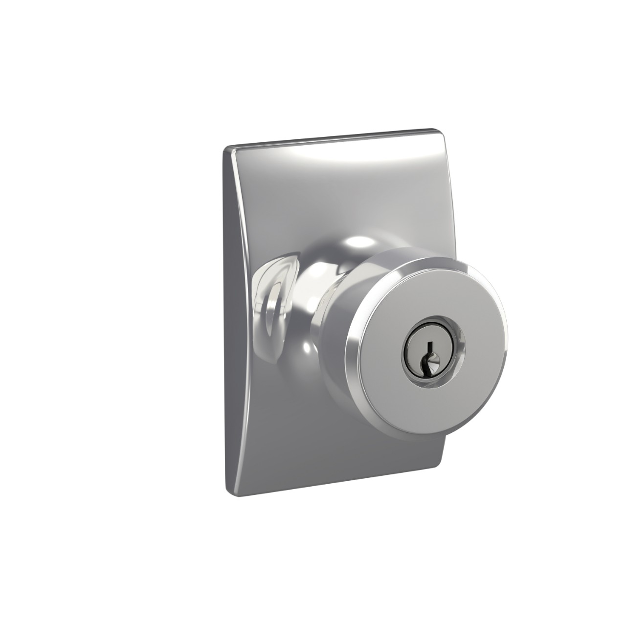 Swanson Knob Keyed Entry Lock with Century Trim