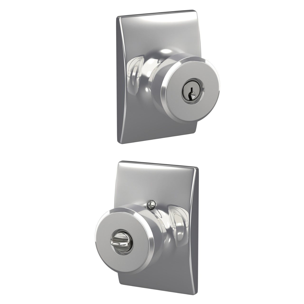 Swanson Knob Keyed Entry Lock with Century Trim
