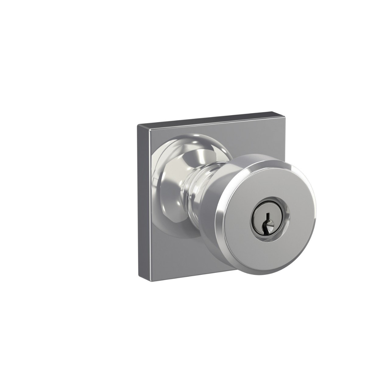 Swanson Knob Keyed Entry Lock with Collins Trim