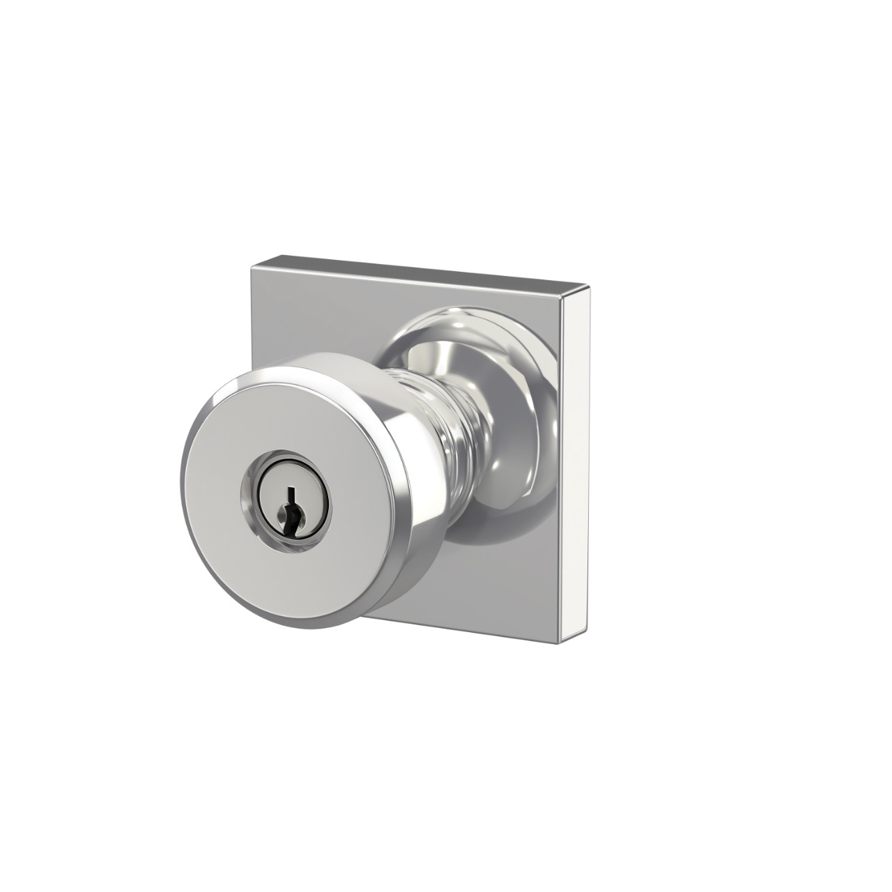 Swanson Knob Keyed Entry Lock with Collins Trim