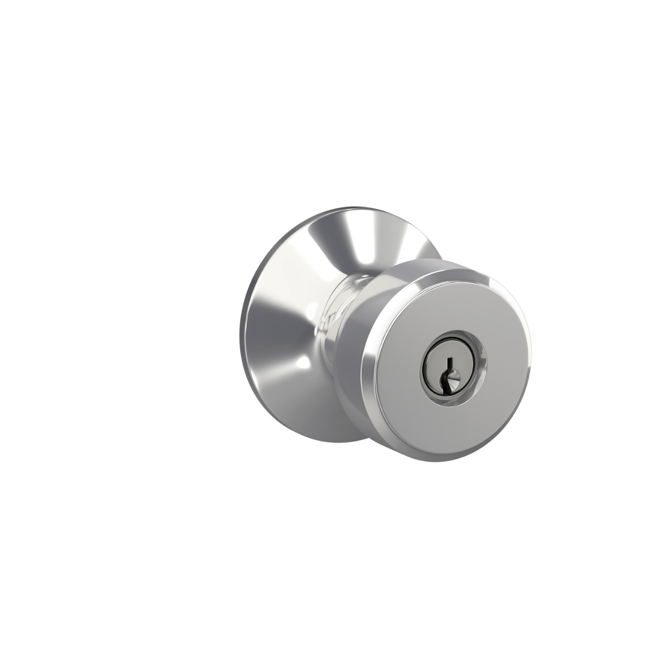 Swanson Knob Keyed Entry Lock with Plymouth Trim