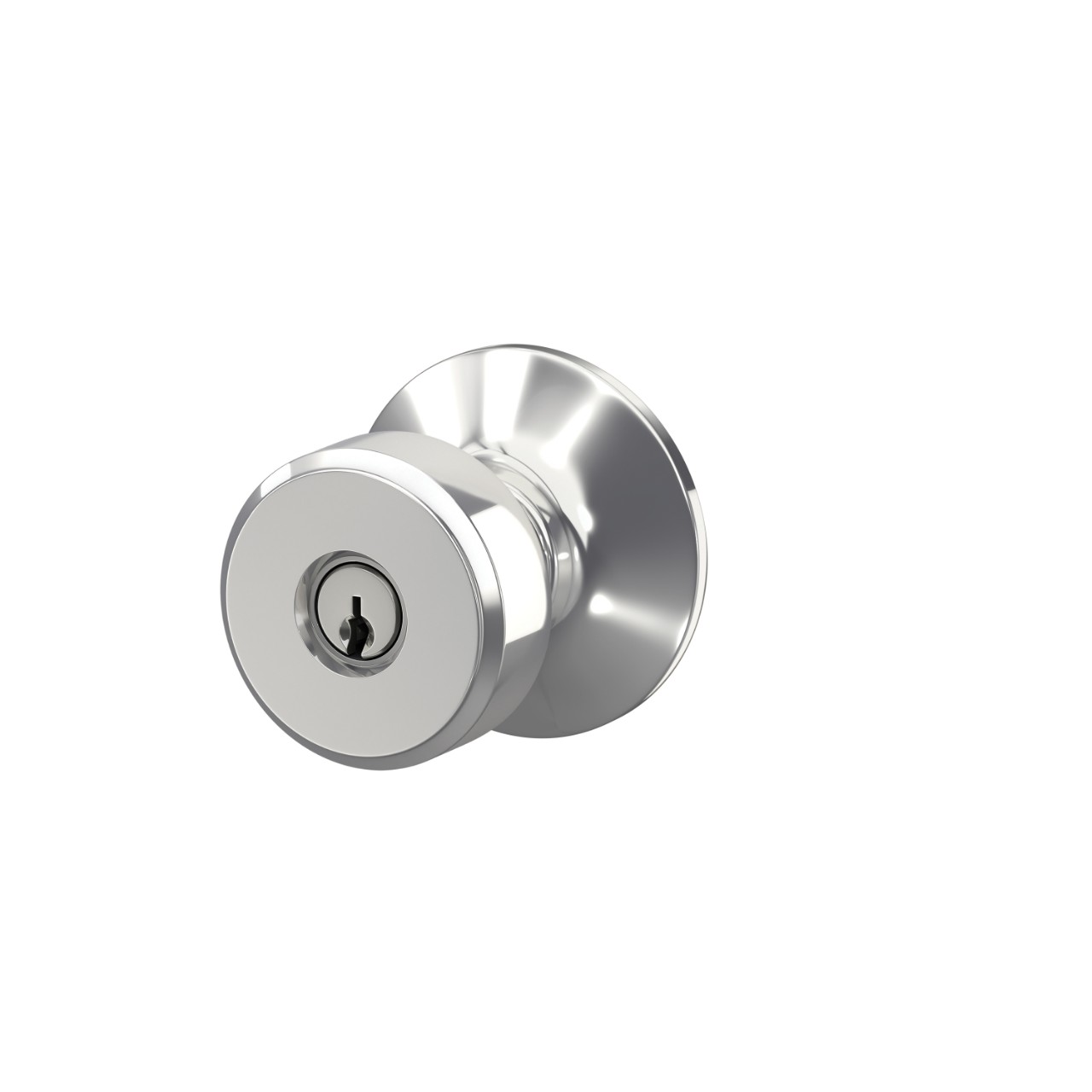 Swanson Knob Keyed Entry Lock with Plymouth Trim