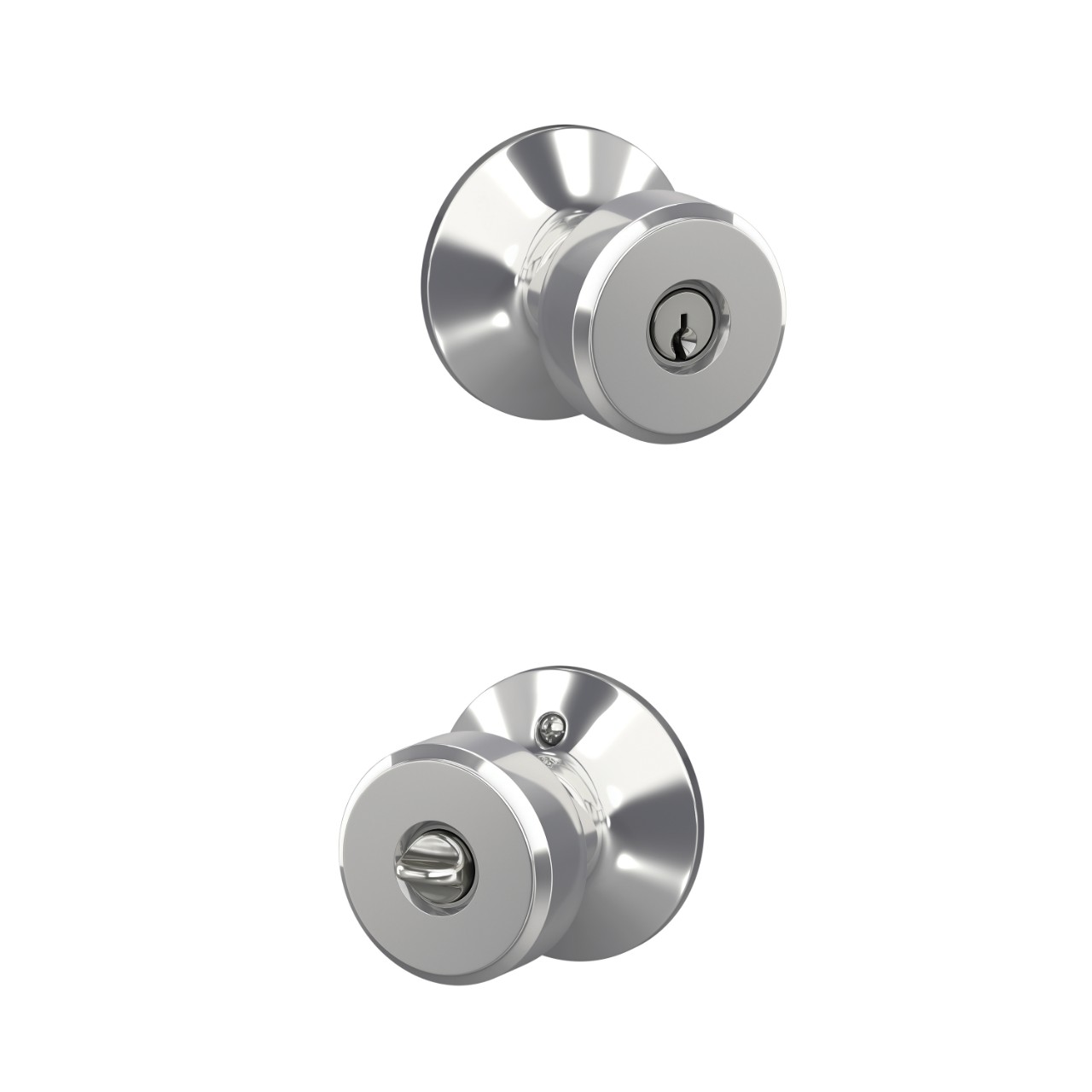 Swanson Knob Keyed Entry Lock with Plymouth Trim