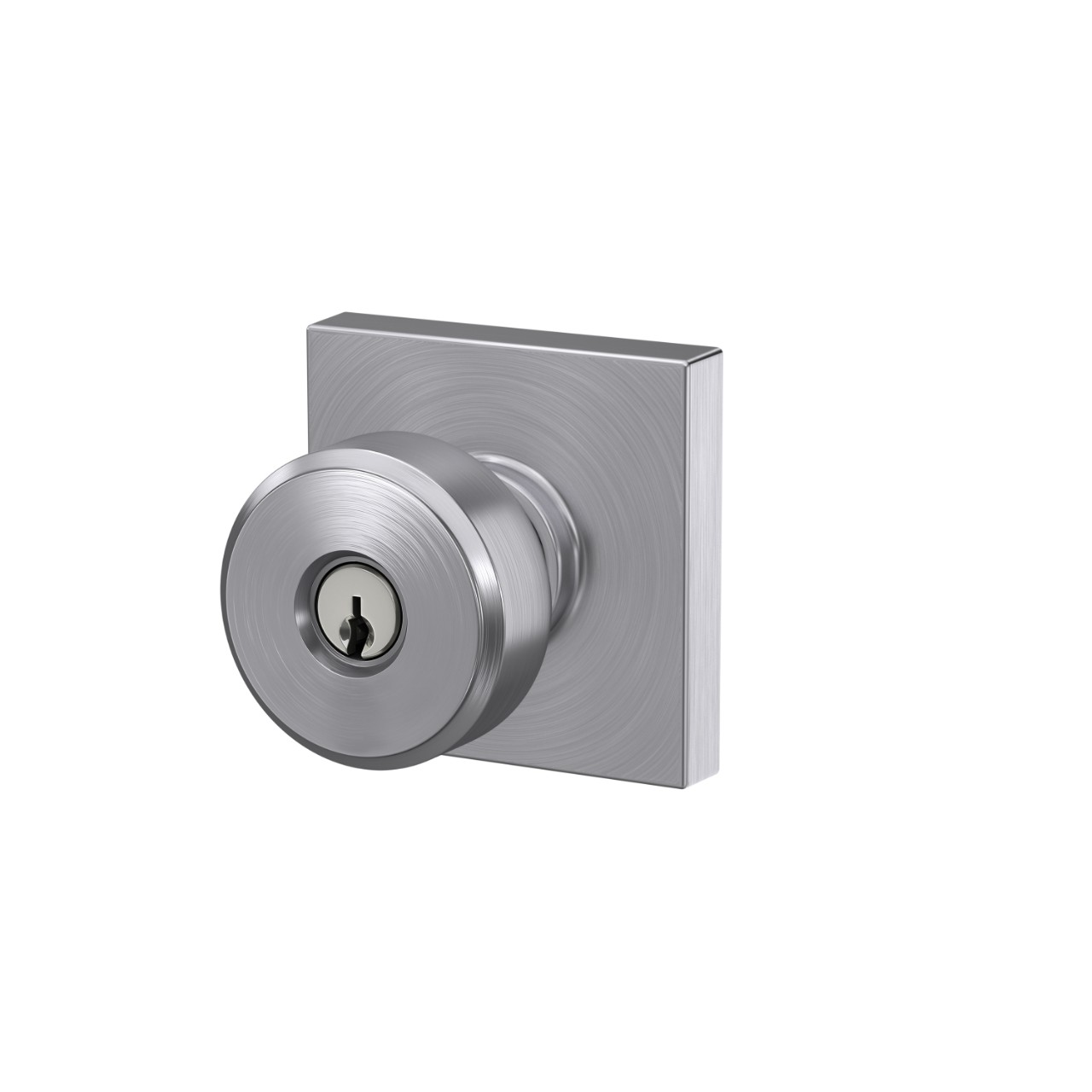 Swanson Knob Keyed Entry Lock with Collins Trim