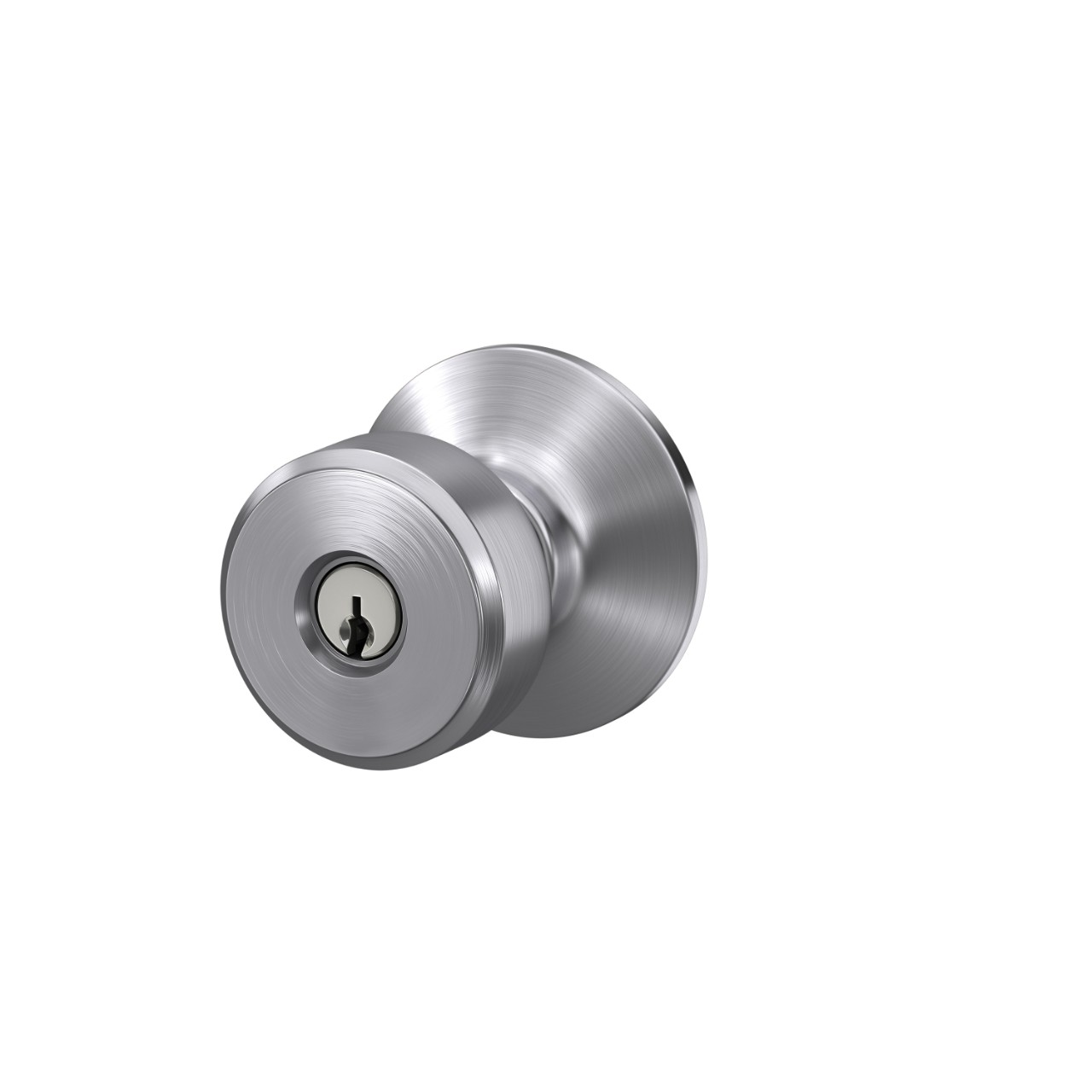 Swanson Knob Keyed Entry Lock with Plymouth Trim