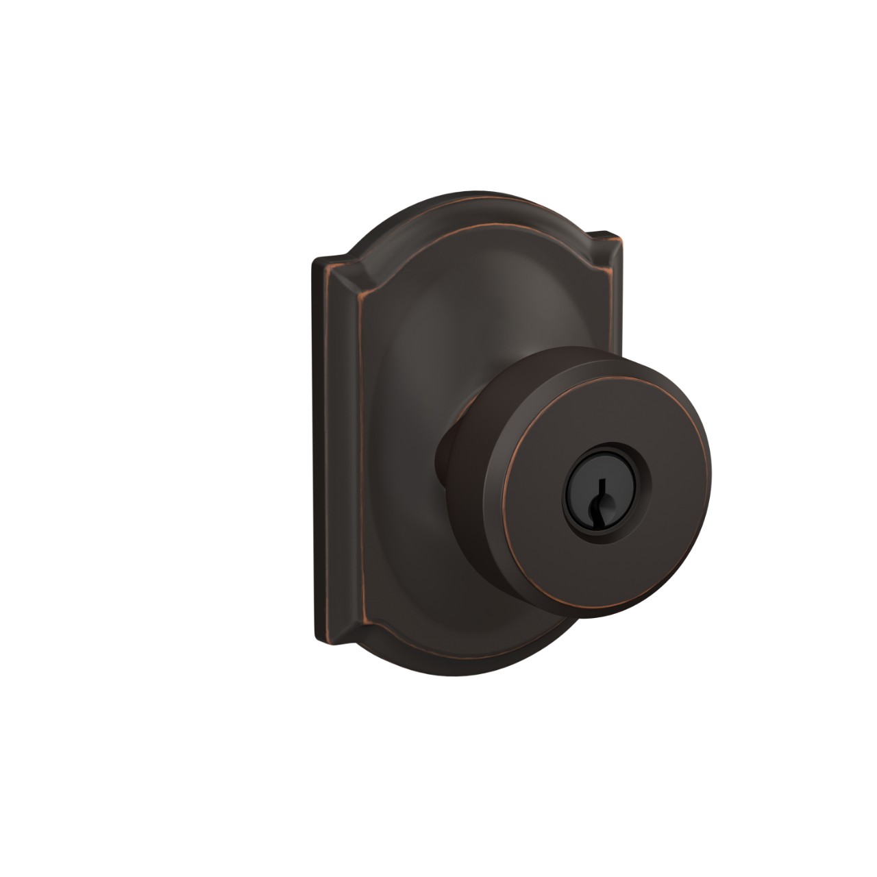 Swanson Knob Keyed Entry Lock with Camelot Trim
