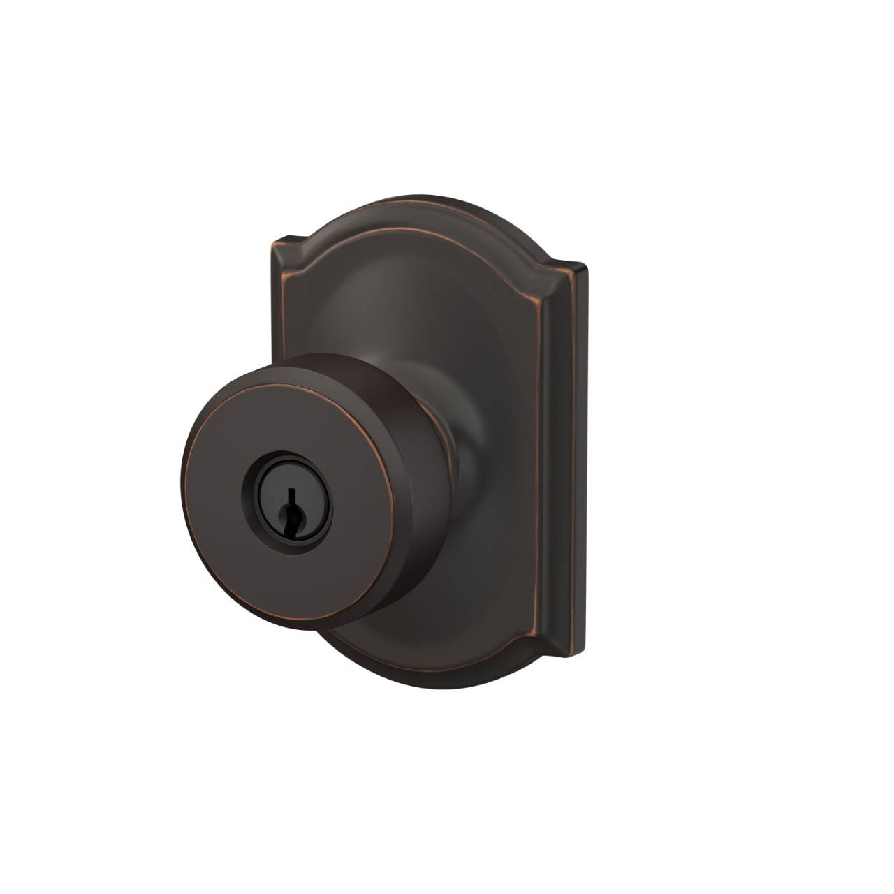 Swanson Knob Keyed Entry Lock with Camelot Trim