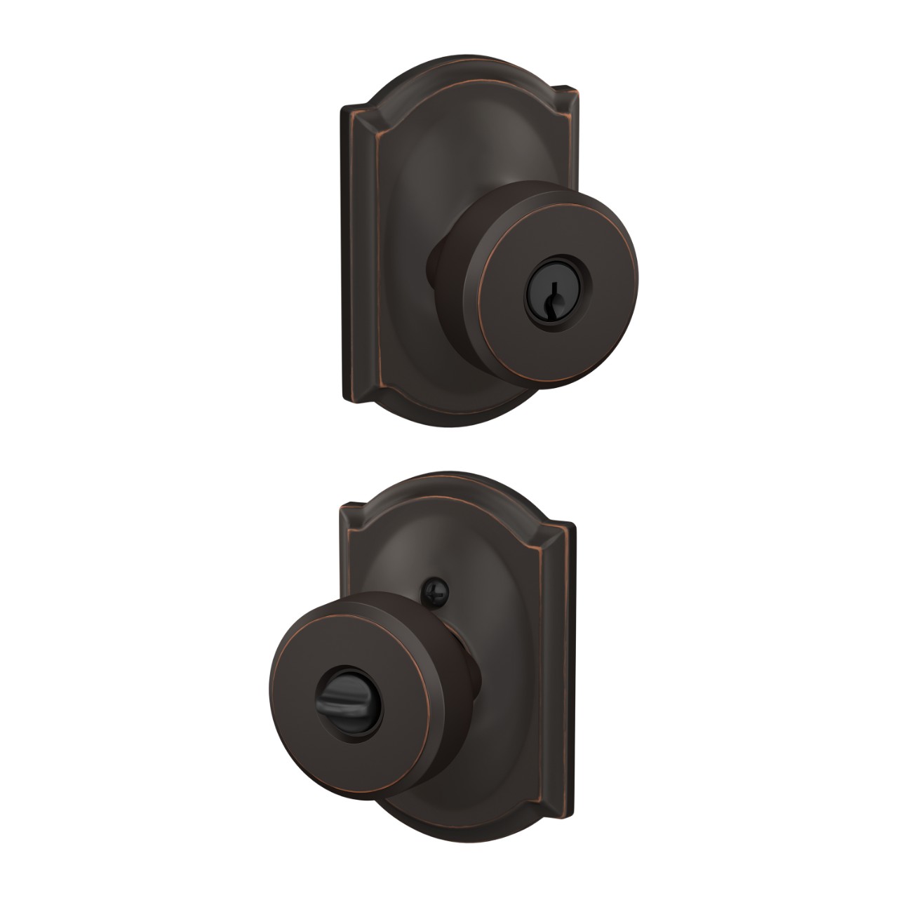 Swanson Knob Keyed Entry Lock with Camelot Trim