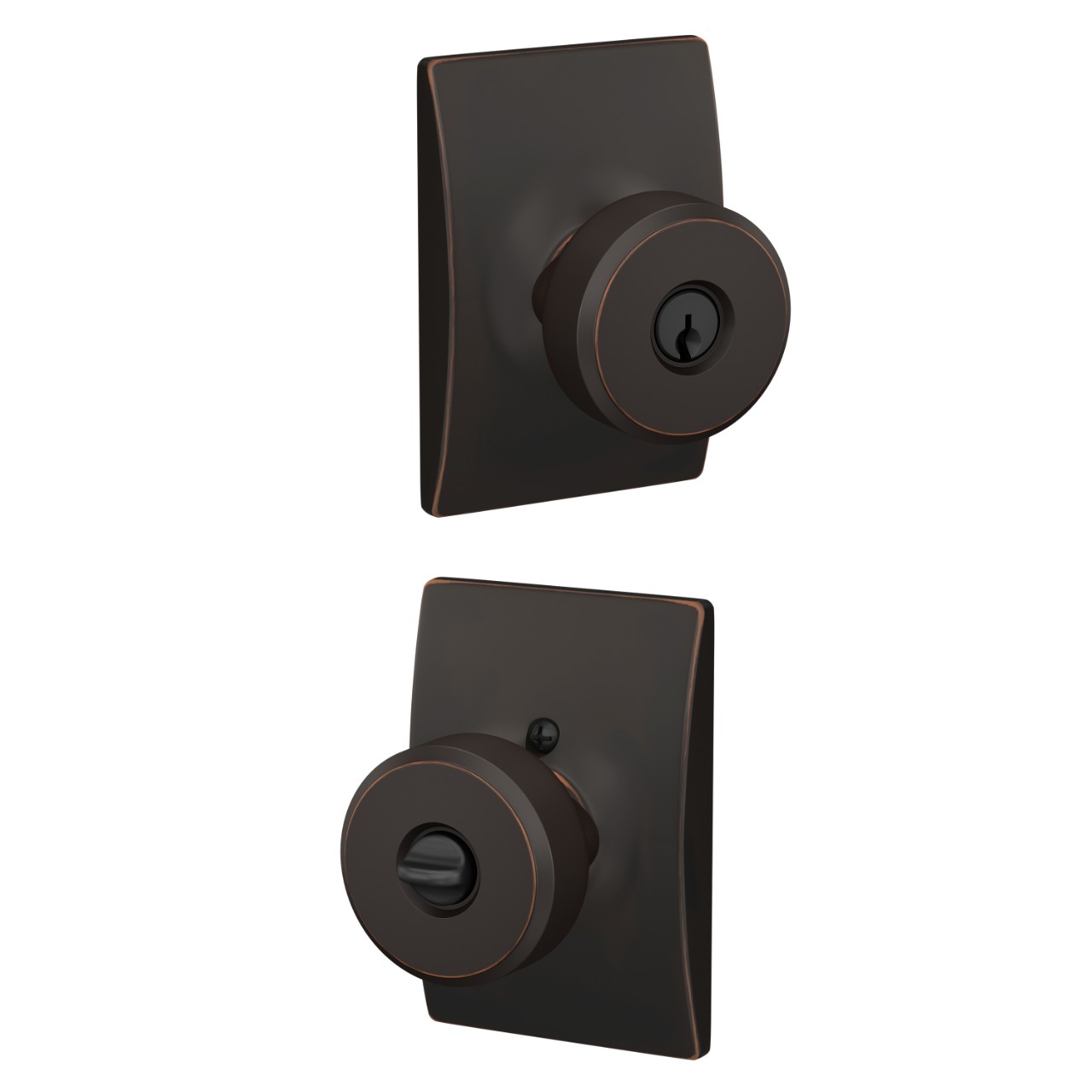 Swanson Knob Keyed Entry Lock with Century Trim