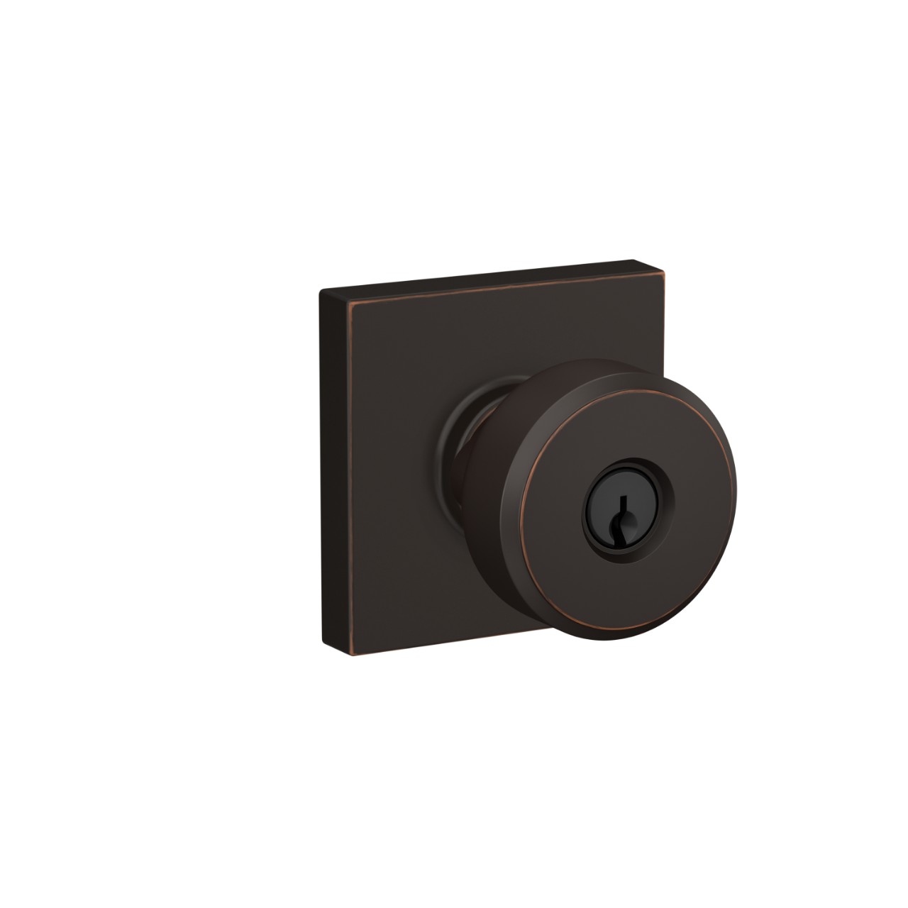 Swanson Knob Keyed Entry Lock with Collins Trim