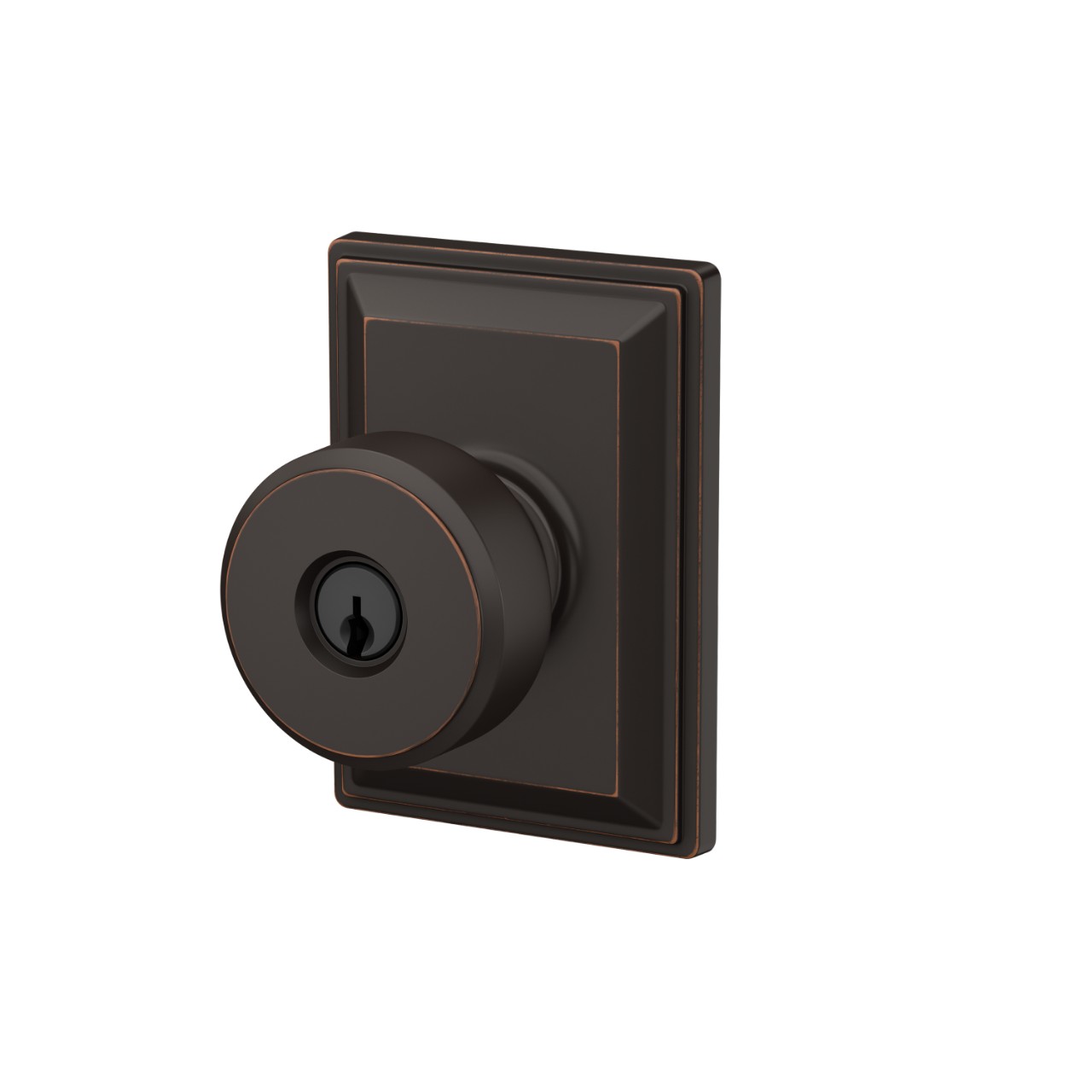 Swanson Knob Keyed Entry Lock with Grandville Trim
