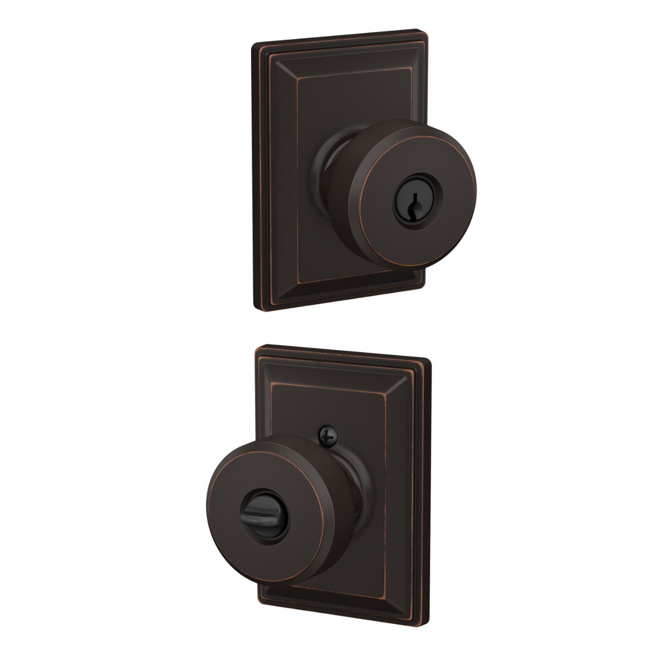 Swanson Knob Keyed Entry Lock with Grandville Trim