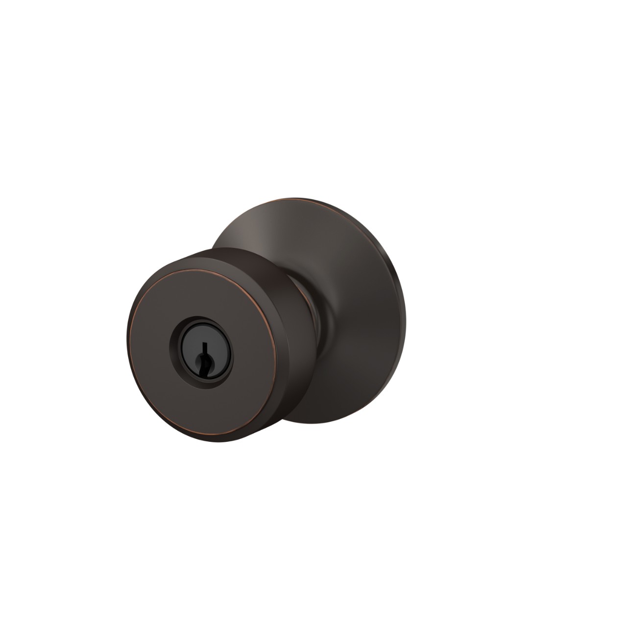 Swanson Knob Keyed Entry Lock with Plymouth Trim