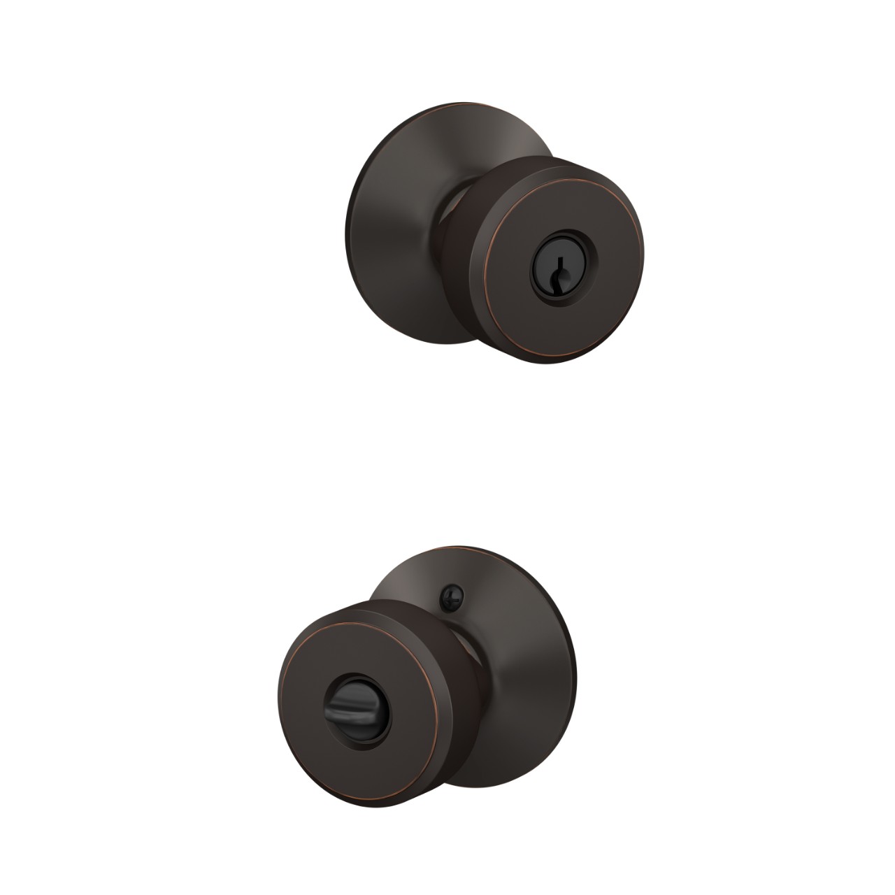 Swanson Knob Keyed Entry Lock with Plymouth Trim