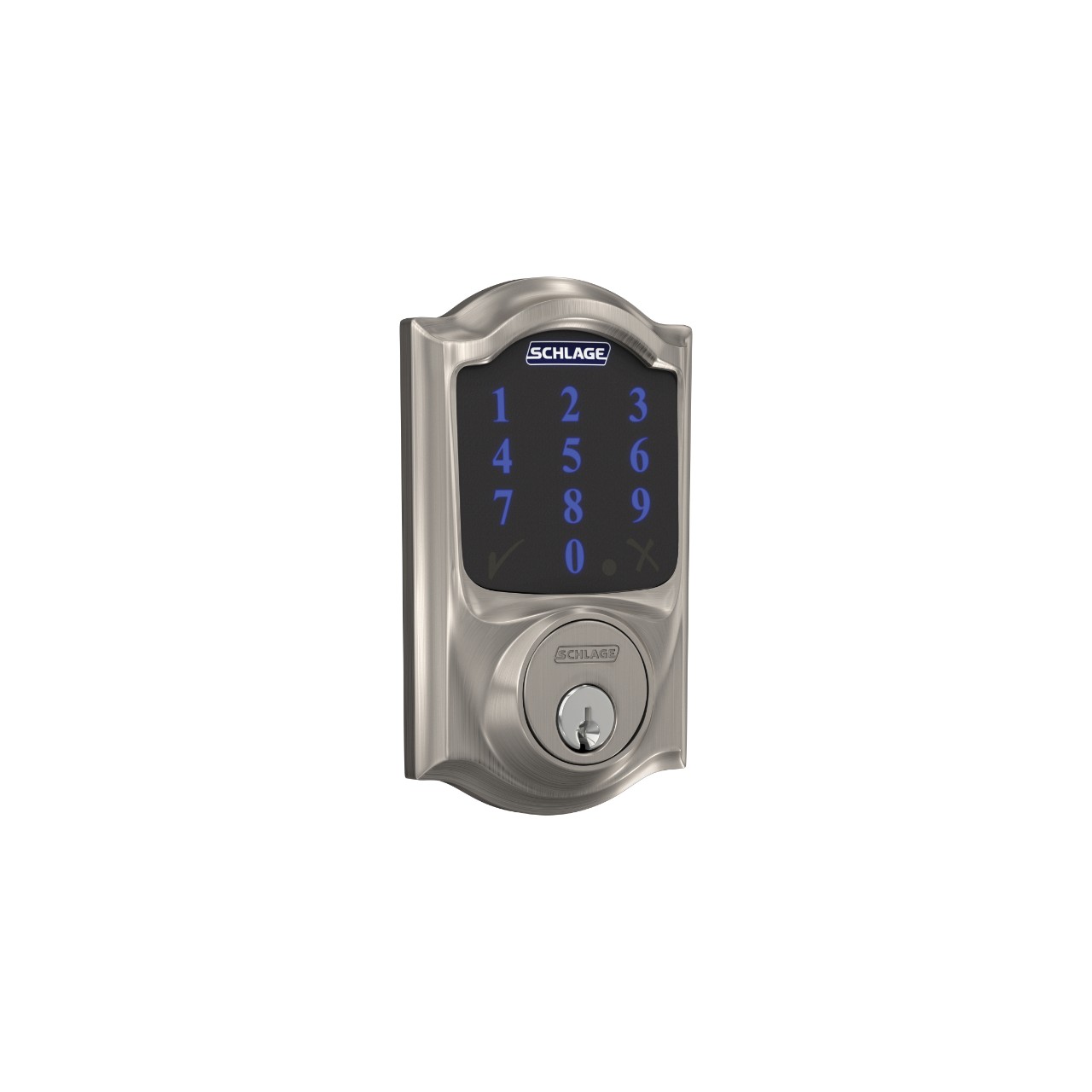Image for Schlage Connect™ Smart Deadbolt, Z-Wave Plus with Camelot Trim