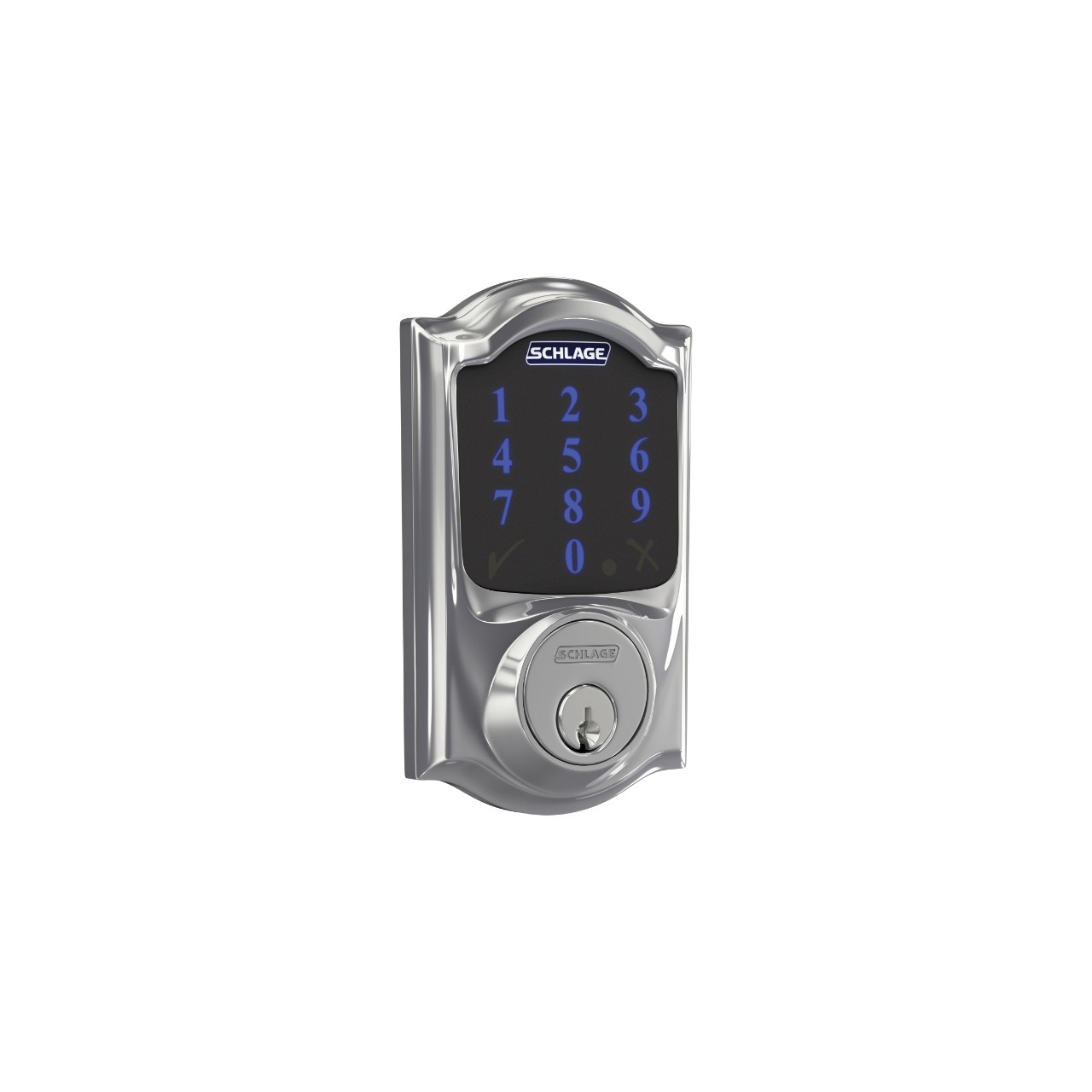 Image for Schlage Connect™ Smart Deadbolt, Z-Wave Plus with Camelot Trim