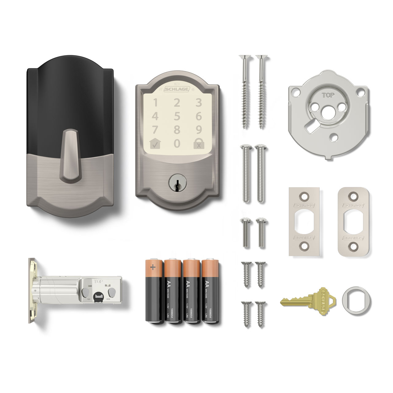 Schlage Encode™ Smart WiFi Deadbolt with Camelot Trim