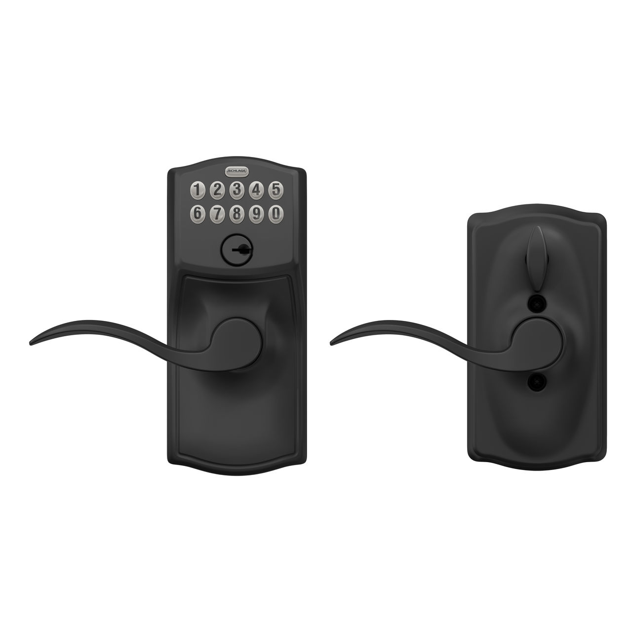 Keypad Lever and Accent Lever with Flex Lock