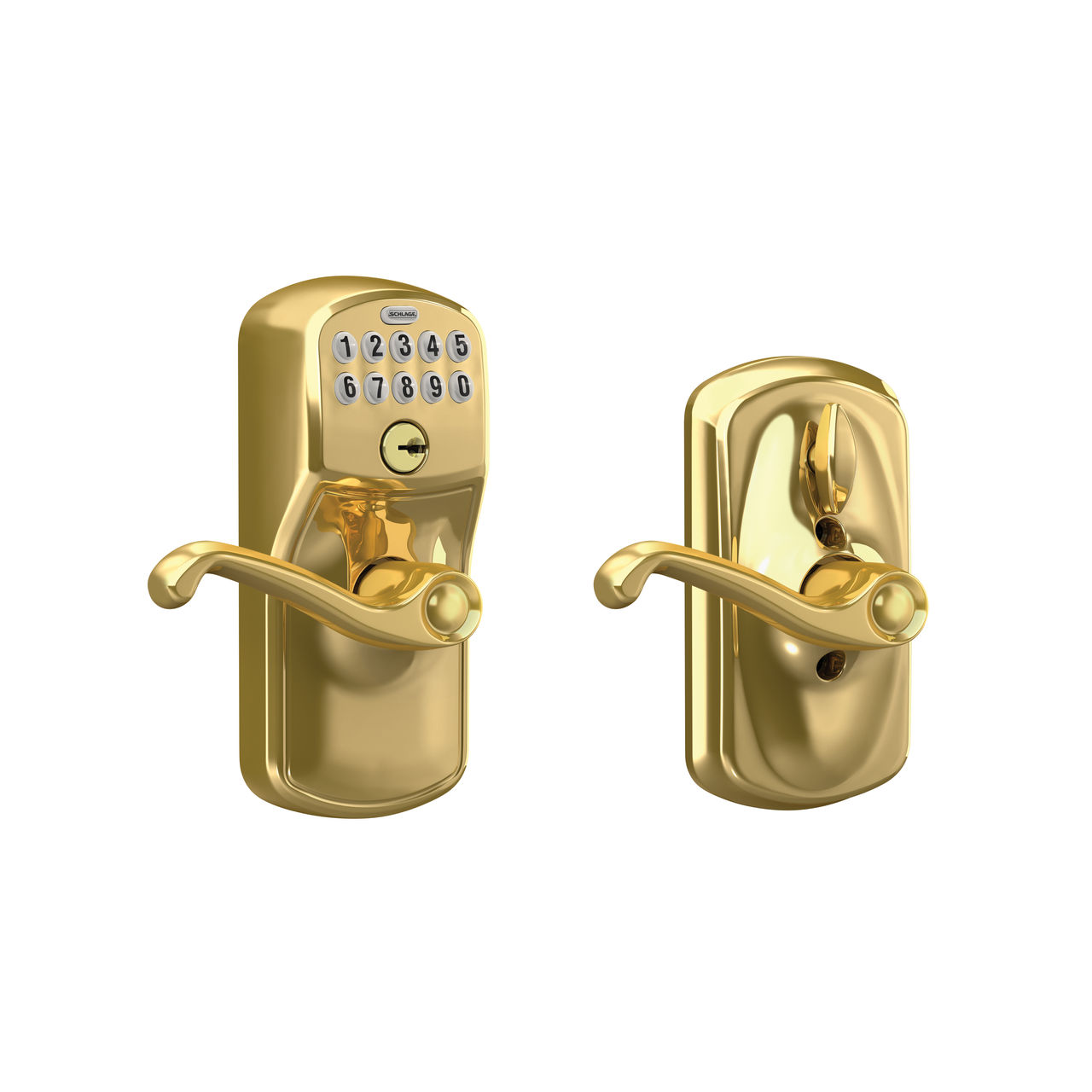 Keypad Lever and Flair Lever with Flex Lock