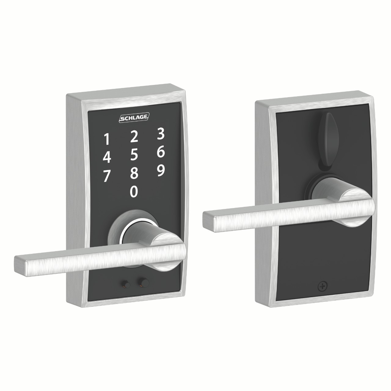 Schlage Touch™ Keyless Touchscreen Lever with Latitude Lever