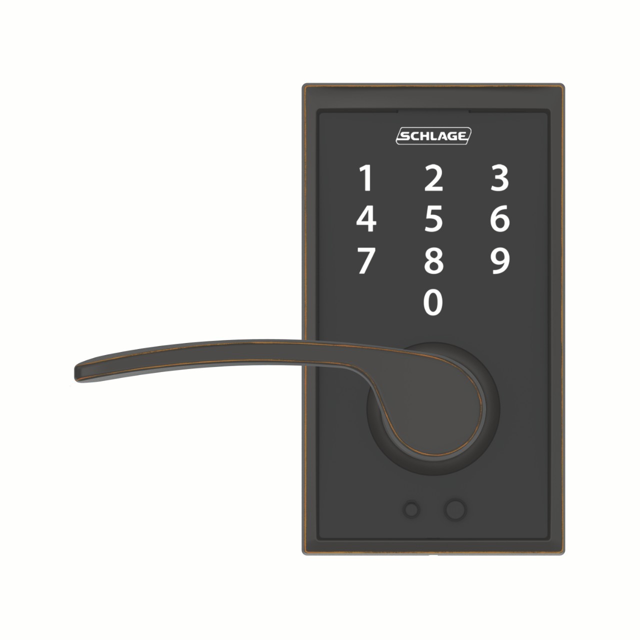 Schlage Touch™ Keyless Touchscreen Lever with Merano Lever