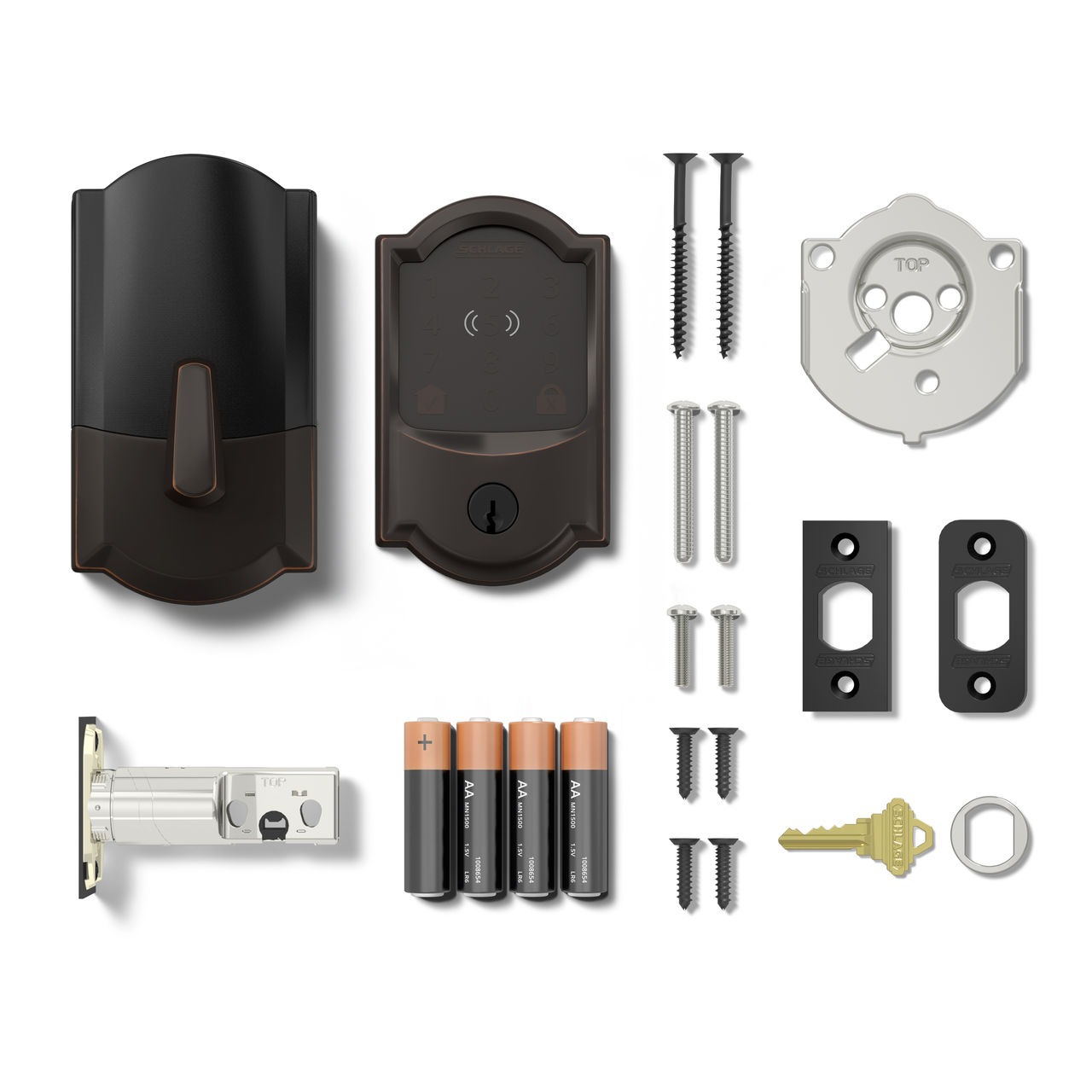 Schlage Encode Plus™ Smart WiFi Deadbolt with Camelot Trim