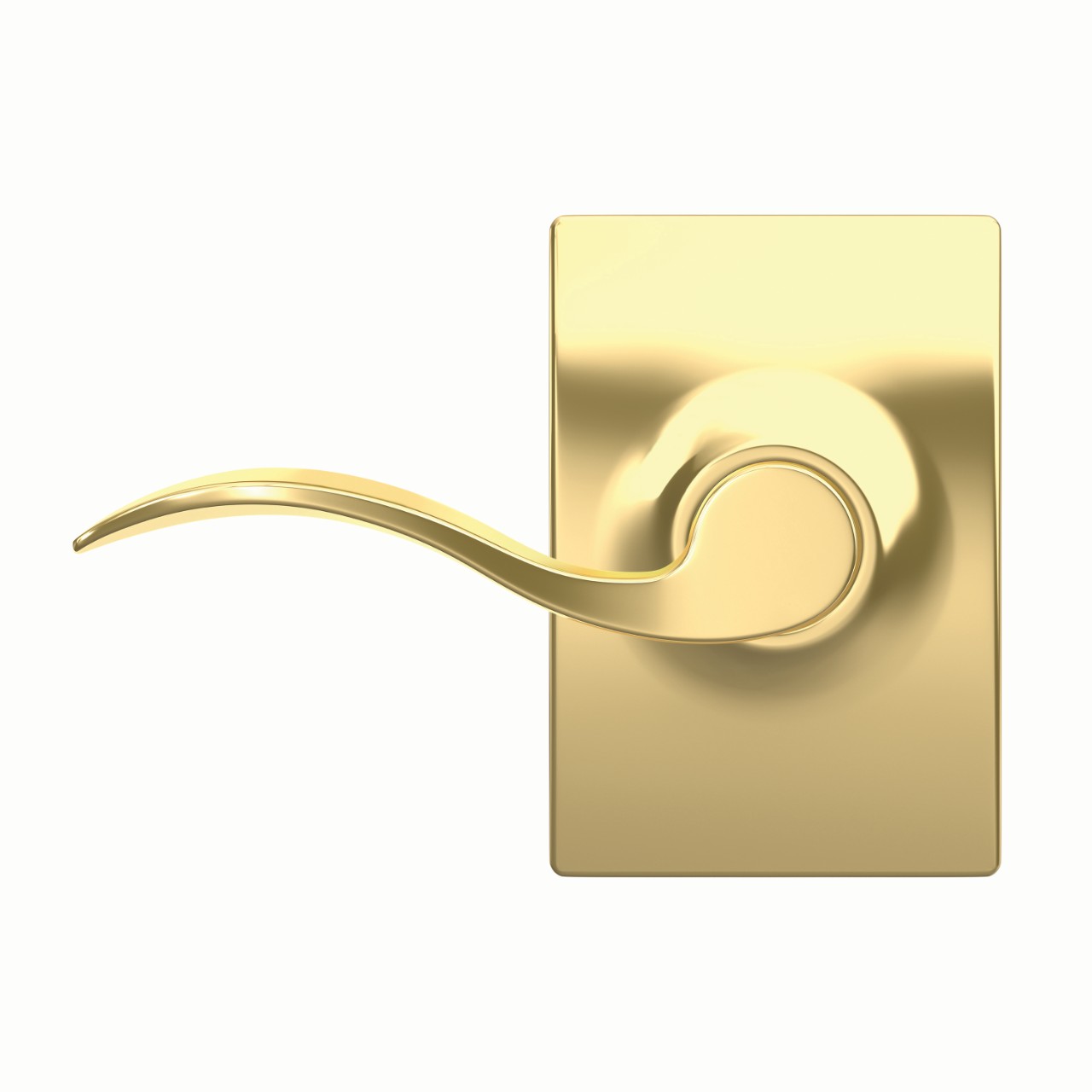 Accent Lever Hall & Closet Lock with Century Trim