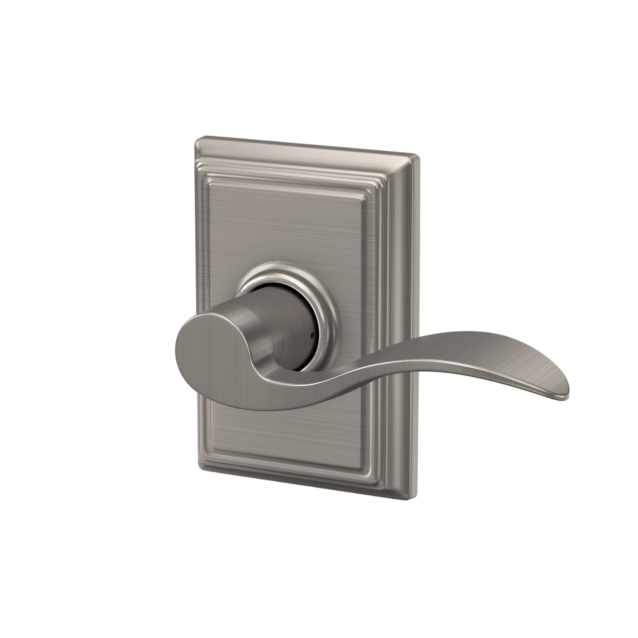 Accent Lever Hall & Closet Lock with Addison Trim