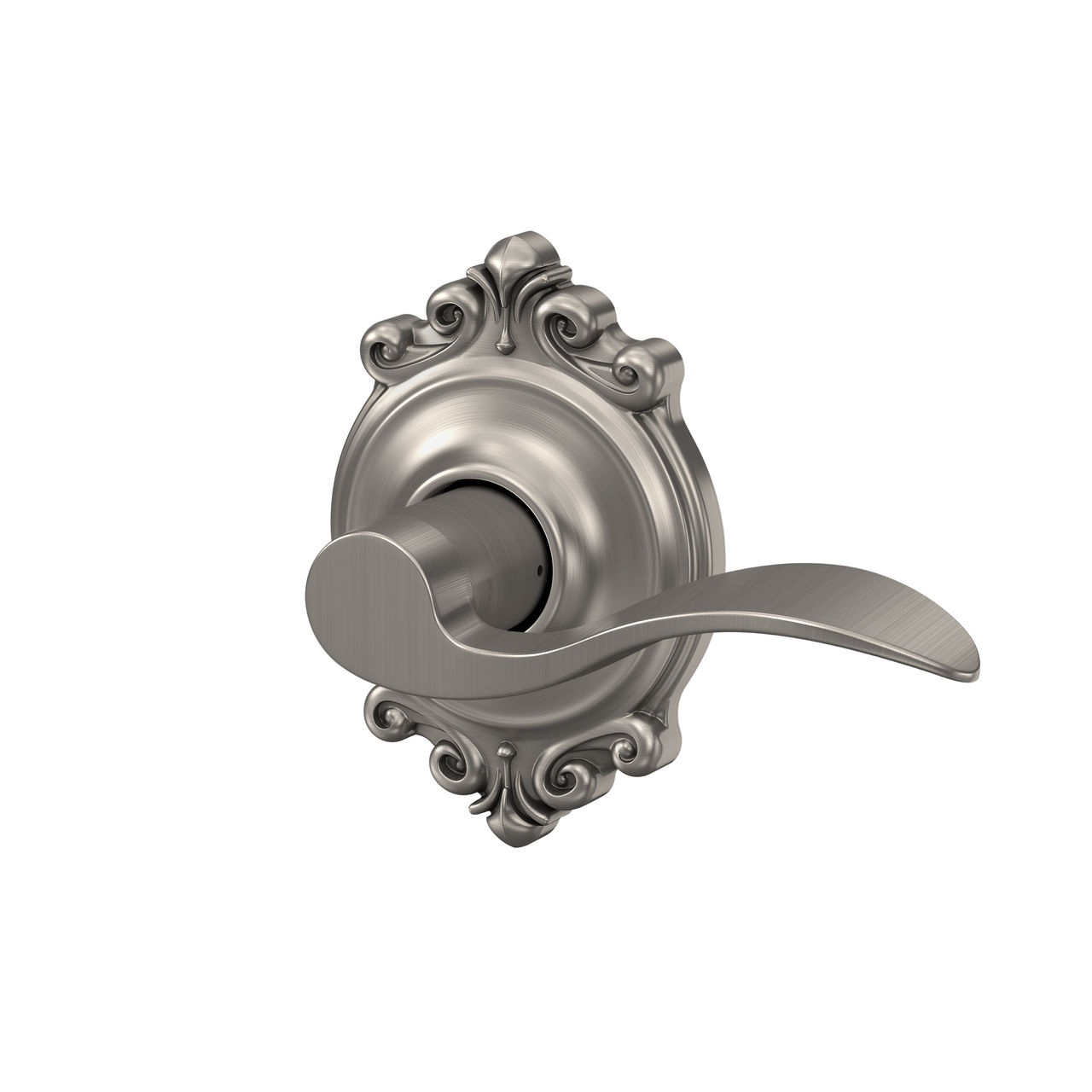 Accent Lever Hall & Closet Lock with Brookshire Trim