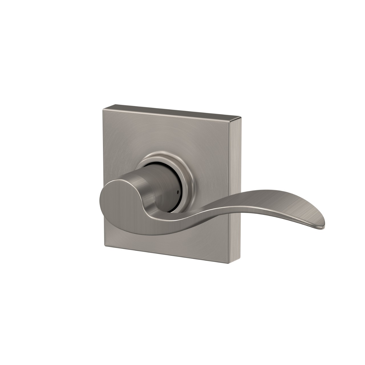 Accent Lever Hall & Closet Lock with Collins Trim