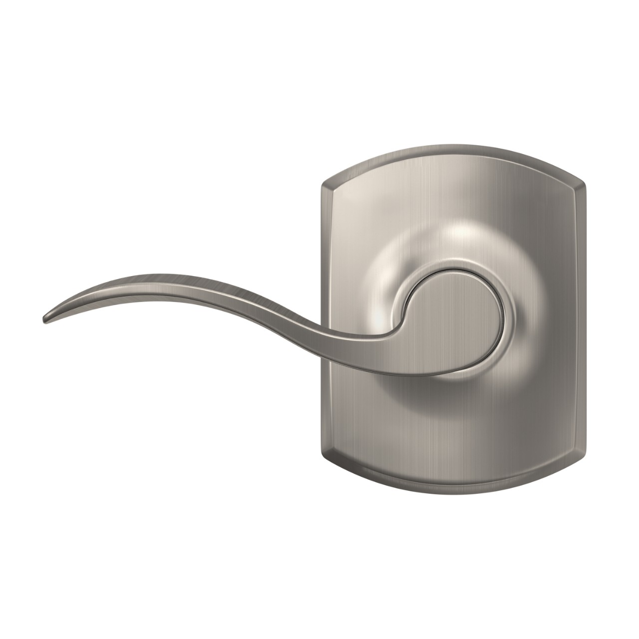 Accent Lever Hall & Closet Lock with Greenwich Trim