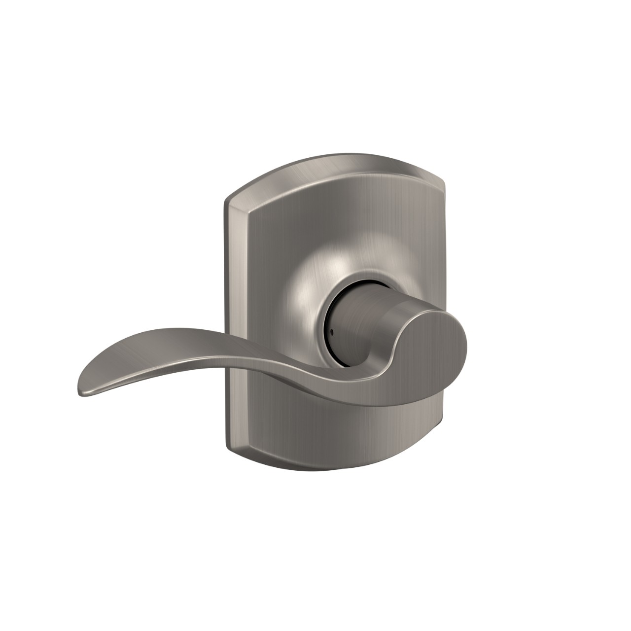 Accent Lever Hall & Closet Lock with Greenwich Trim