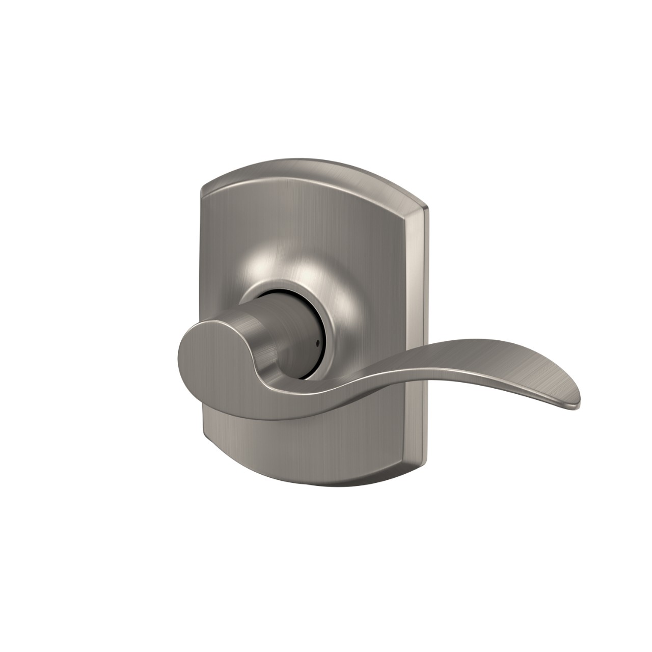 Accent Lever Hall & Closet Lock with Greenwich Trim