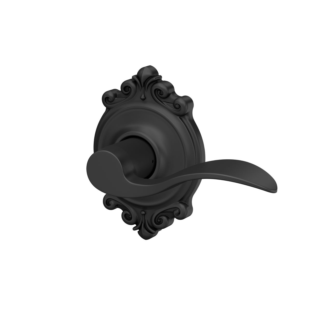 Accent Lever Hall & Closet Lock with Brookshire Trim