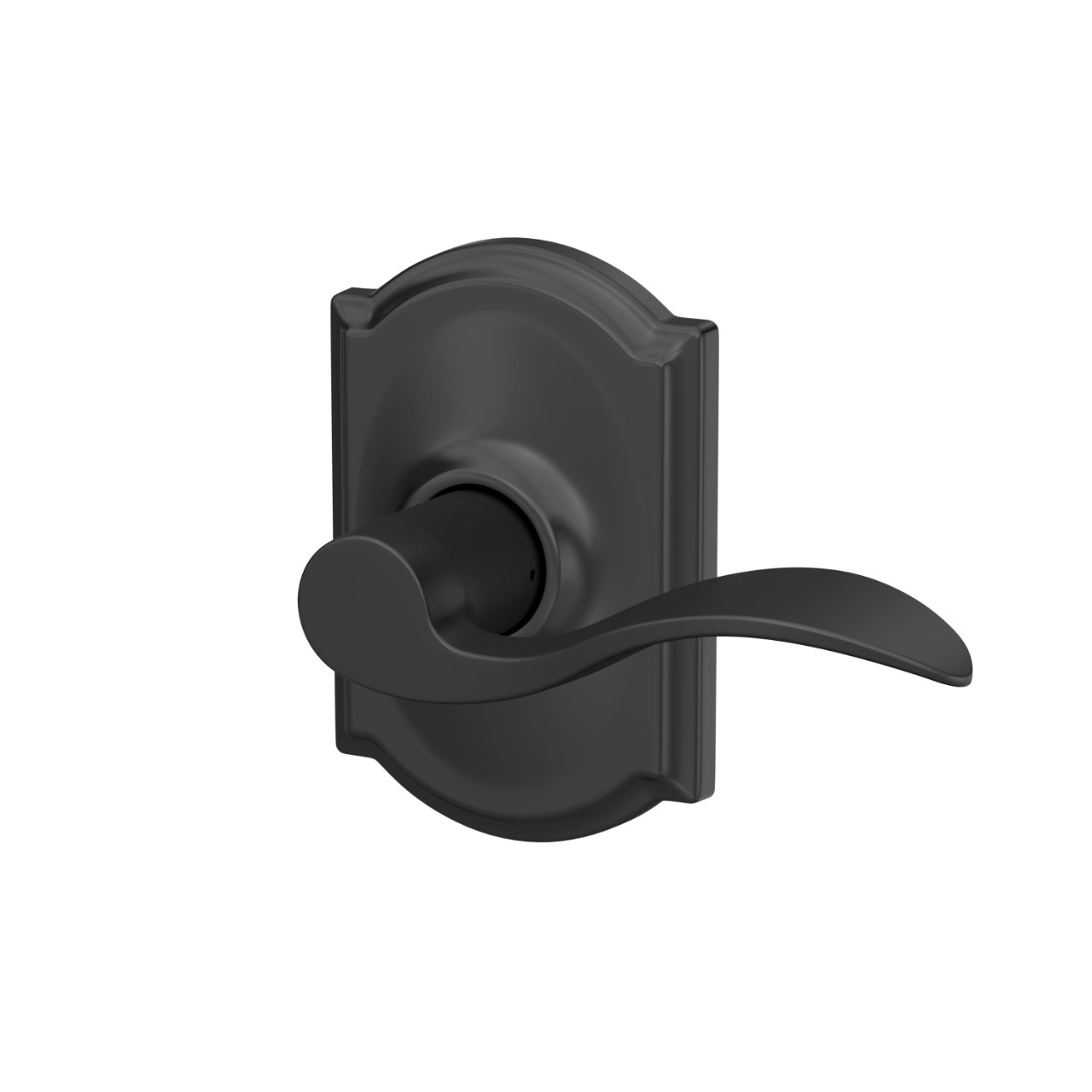 Accent Lever Hall & Closet Lock with Camelot Trim