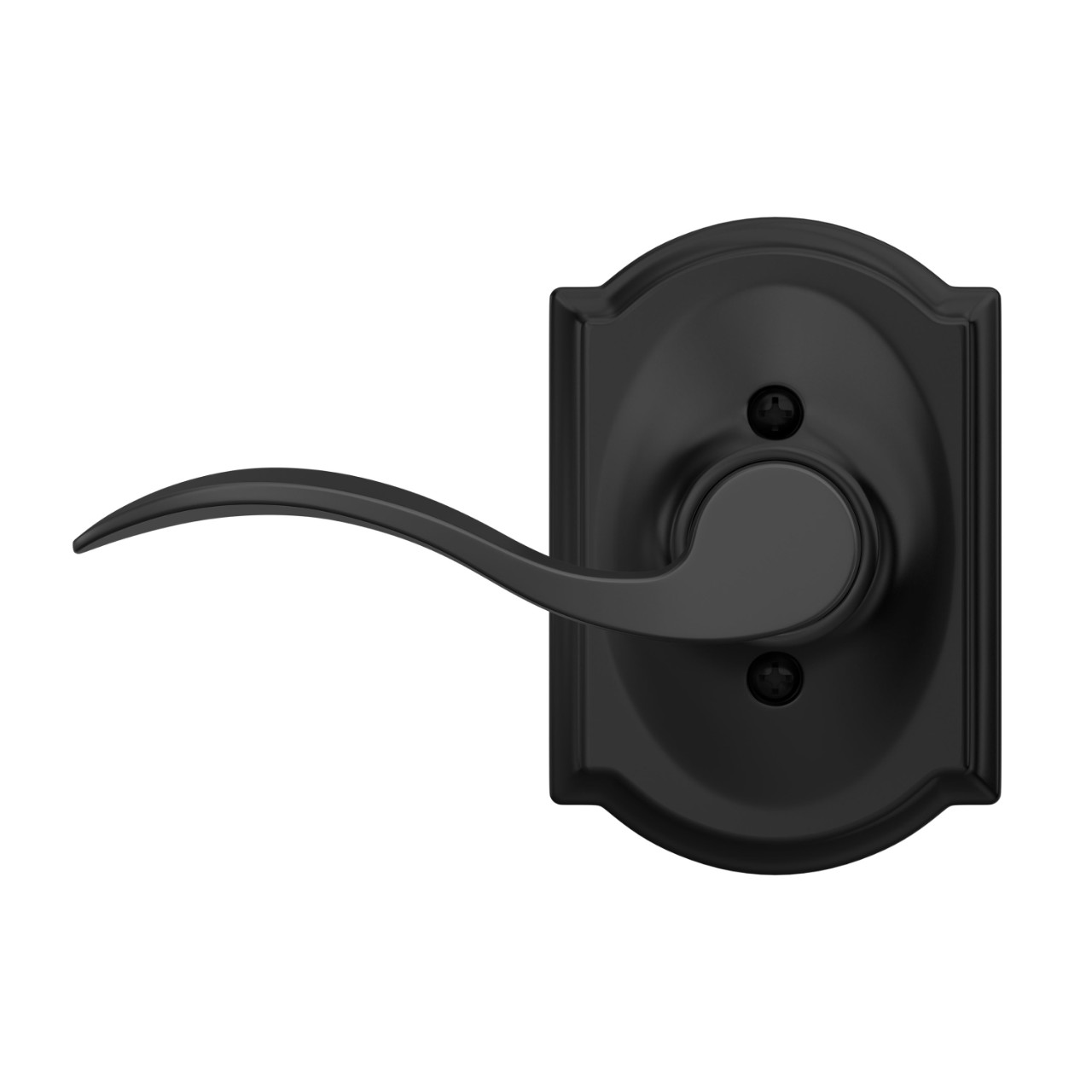Accent Lever Hall & Closet Lock with Camelot Trim