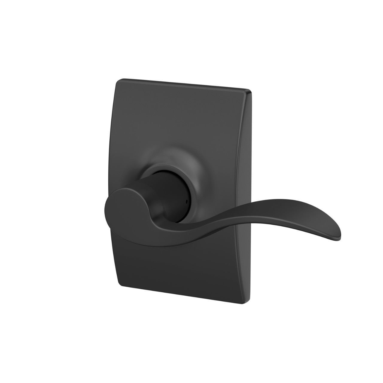 Accent Lever Hall & Closet Lock with Century Trim
