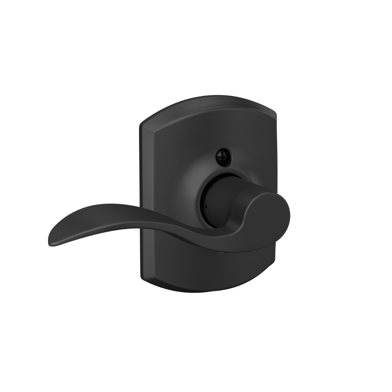 Accent Lever Hall & Closet Lock with Greenwich Trim