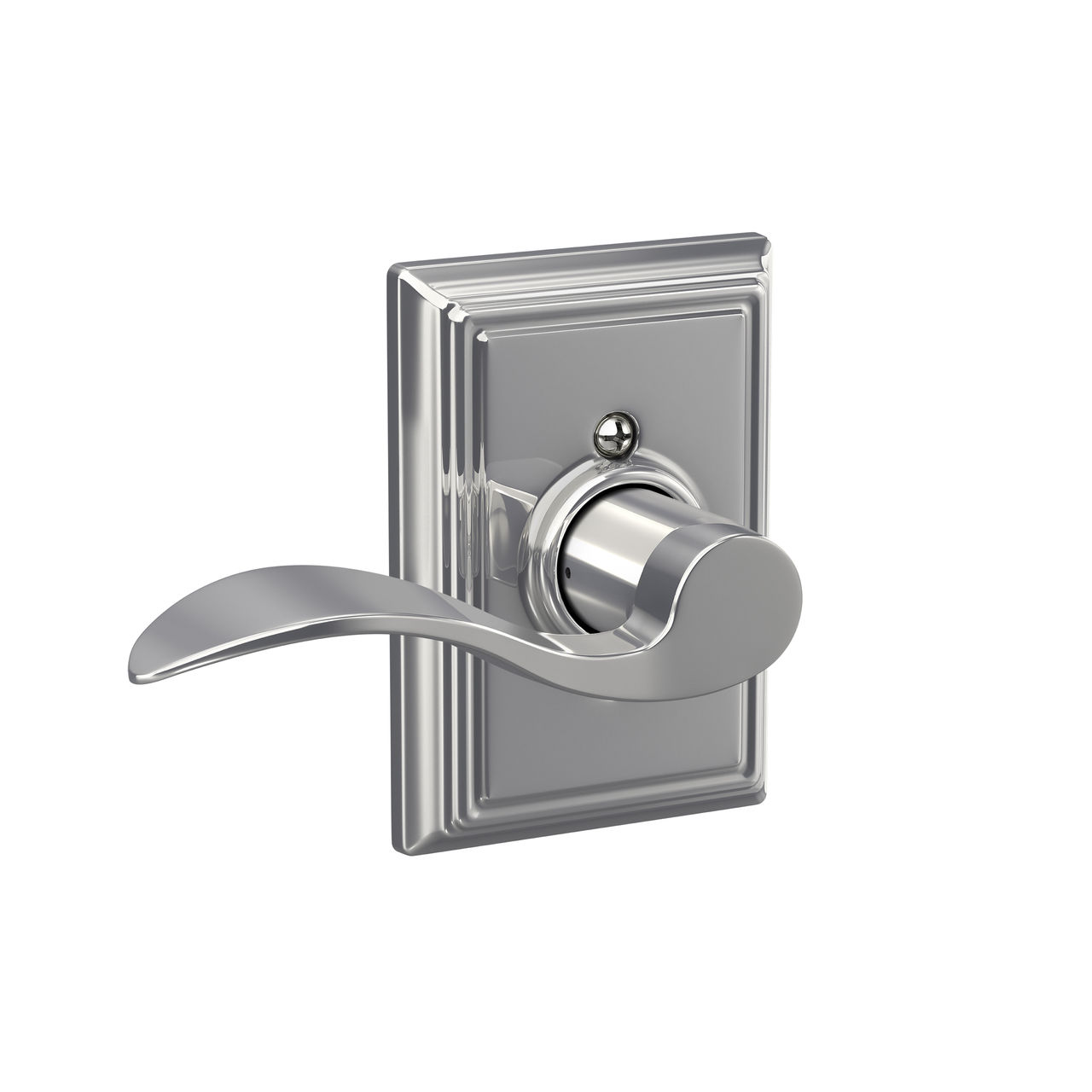 Accent Lever Hall & Closet Lock with Addison Trim