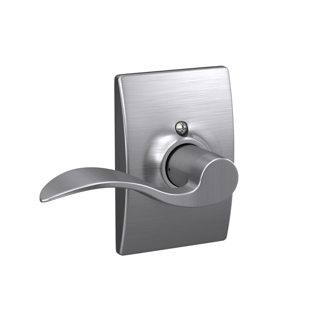 Accent Lever Hall & Closet Lock with Century Trim