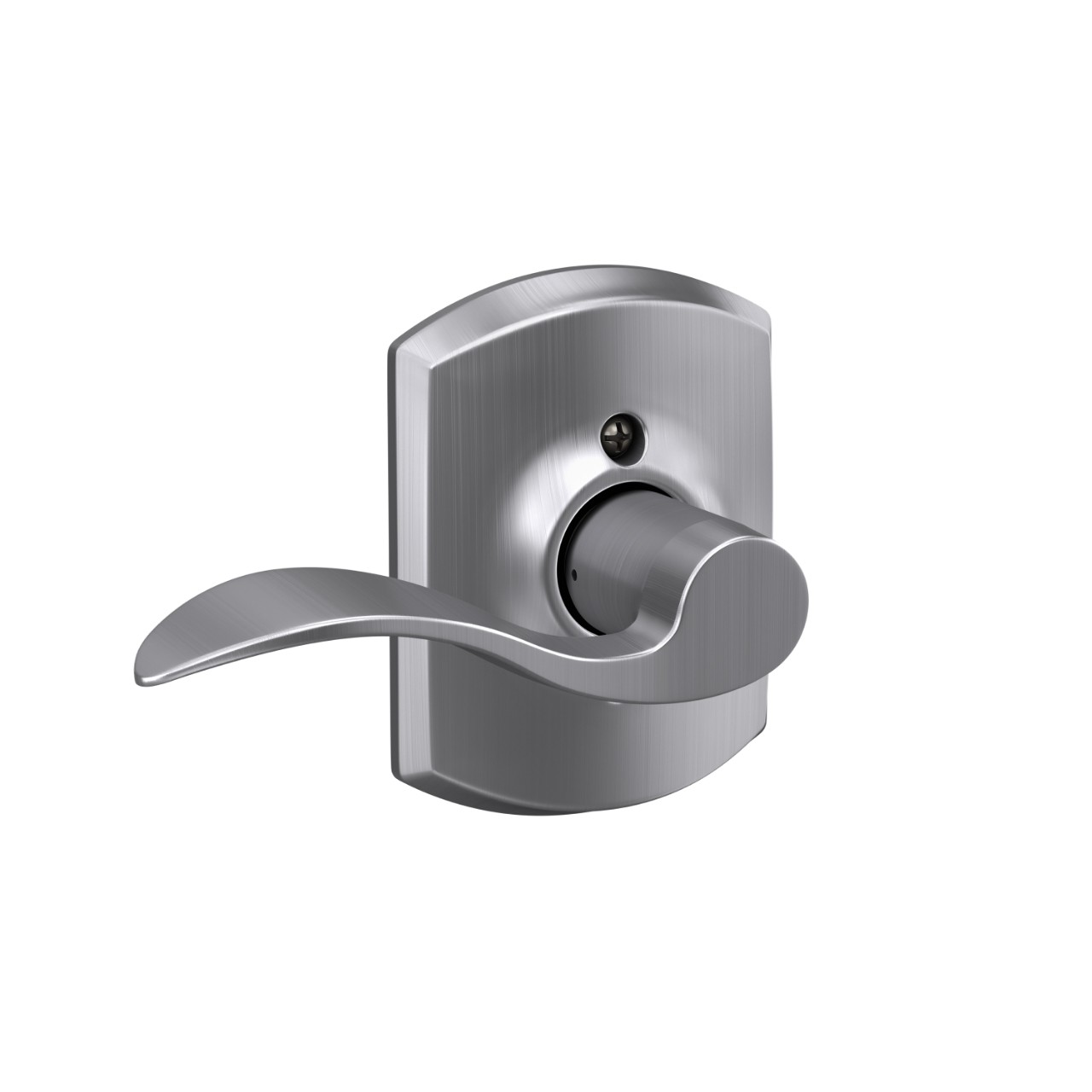 Accent Lever Hall & Closet Lock with Greenwich Trim
