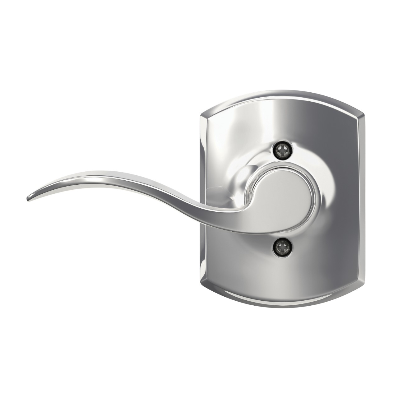 Accent Non-Turning (Dummy) Door Lever with Greenwich Trim