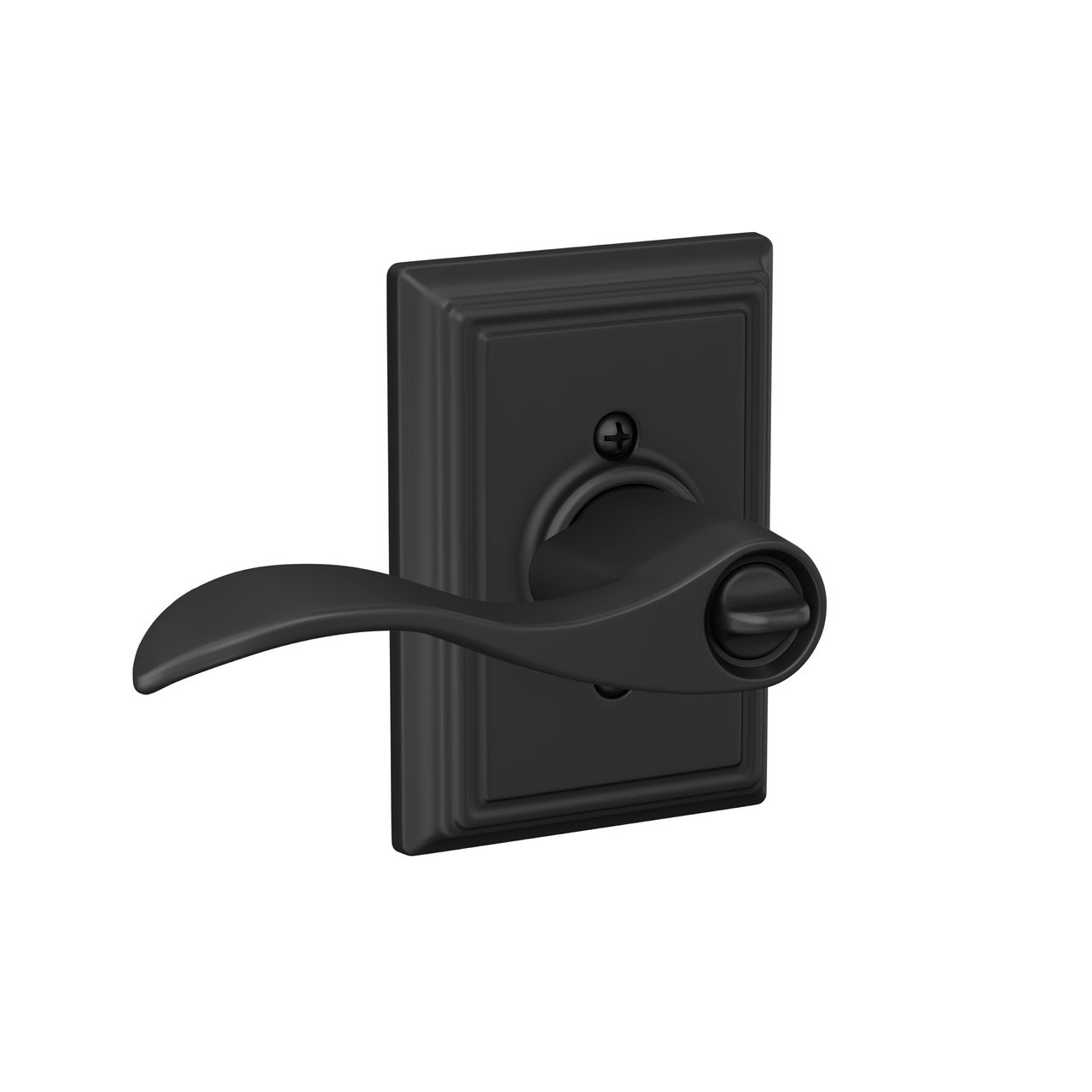 Accent Lever Keyed Entry Lock with Addison Trim