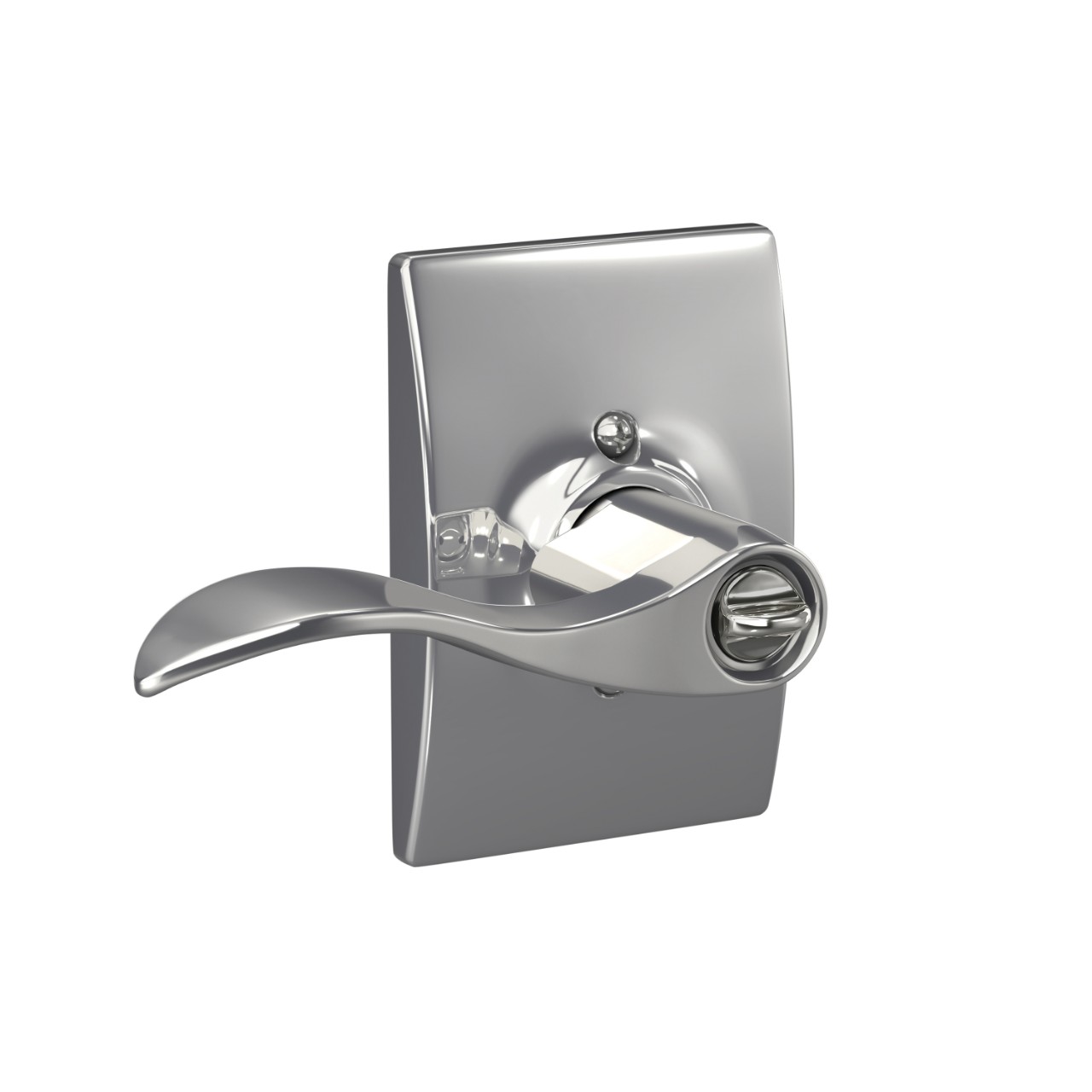 Accent Lever Keyed Entry Lock with Century Trim