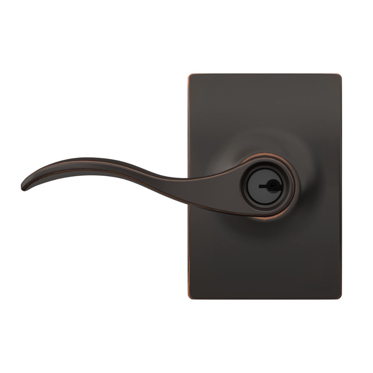 Accent Lever Keyed Entry Lock with Century Trim