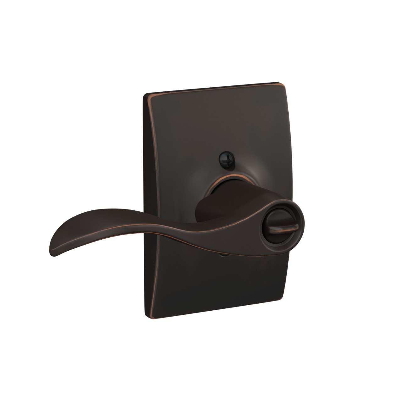 Accent Lever Keyed Entry Lock with Century Trim